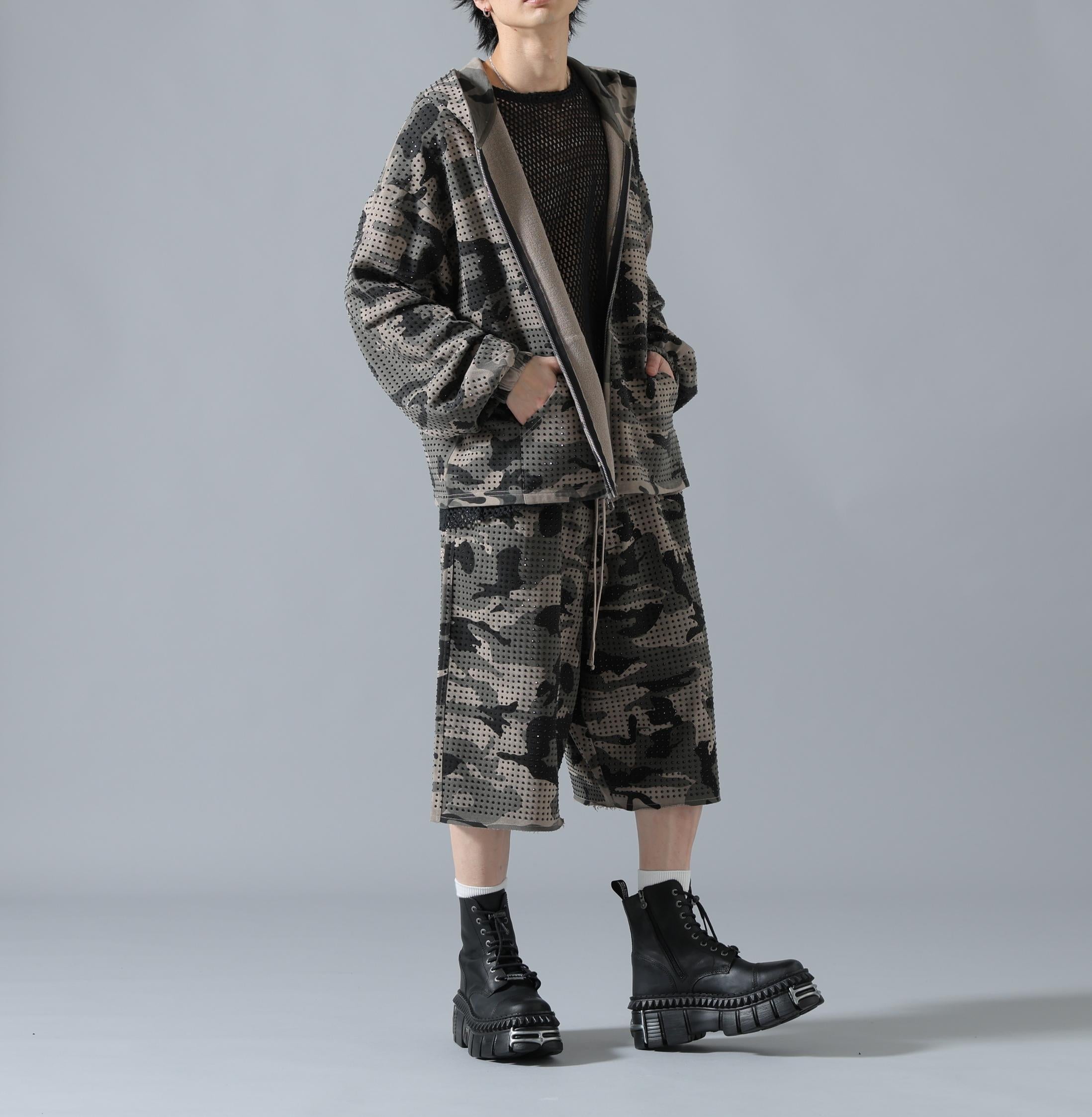 DankeSchon/ダンケシェーン/CAMO LINESTONE ZIP HOODIE カモ4