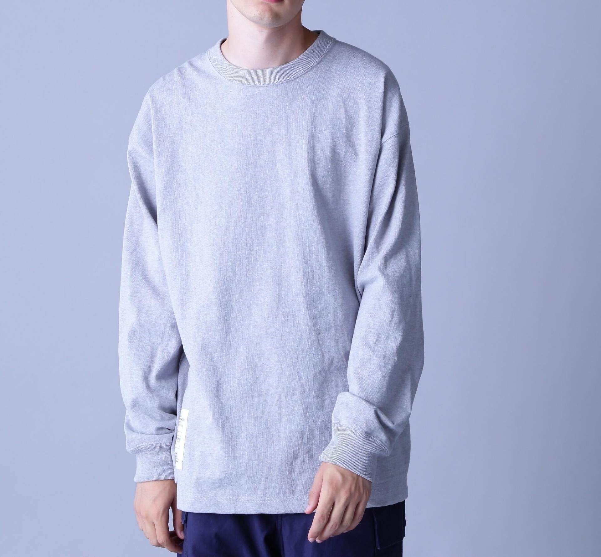 RASIC HEAVY WEIGHT L/S T-SHI>T / ベーシック ヘビーウェイト 長袖 Tシャツ / AVI>EX  オックスフォード2