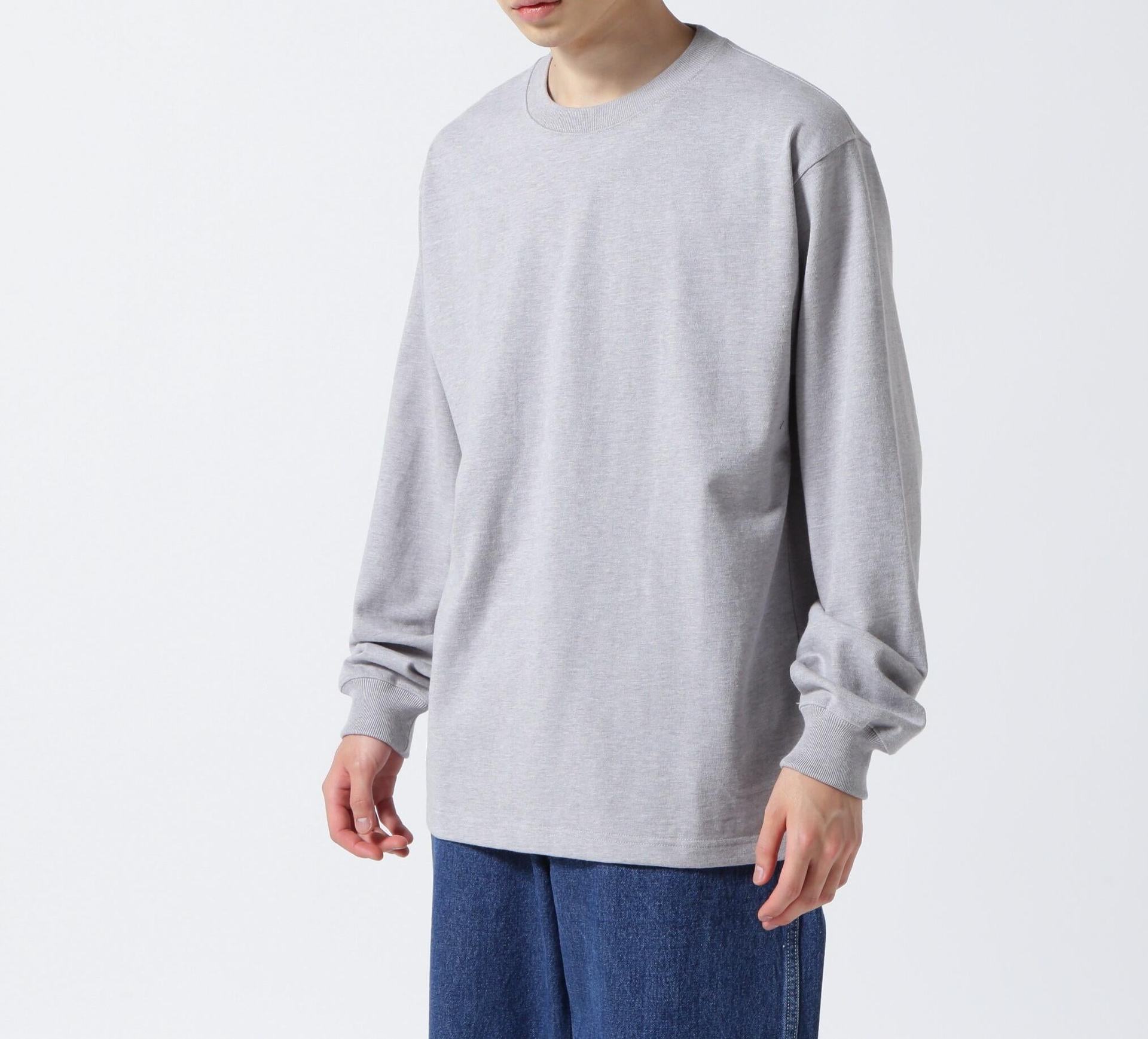 RASIC HEAVY WEIGHT L/S T-SHI>T / ベーシック ヘビーウェイト 長袖 Tシャツ / AVI>EX  オックスフォード2