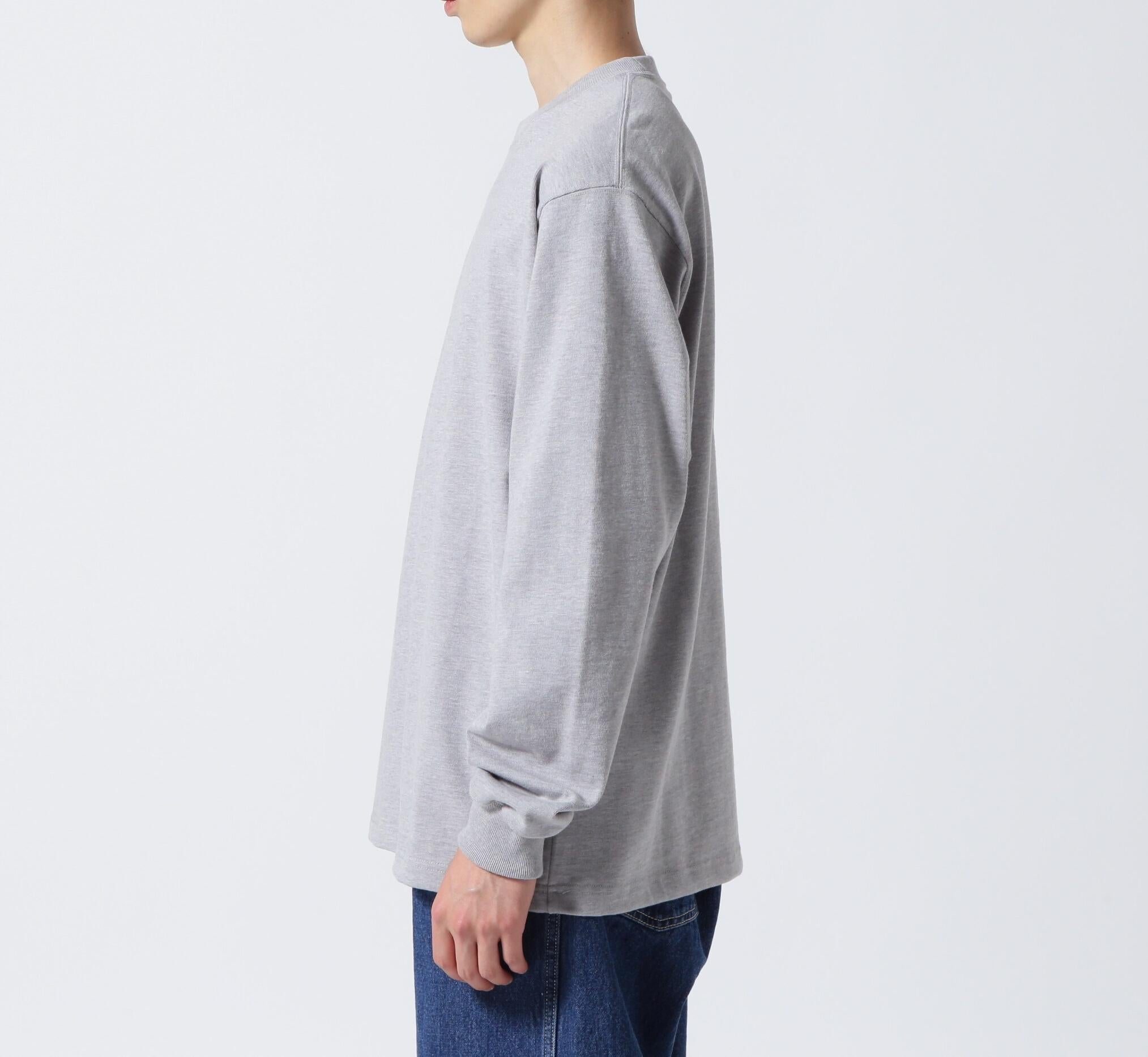 RASIC HEAVY WEIGHT L/S T-SHI>T / ベーシック ヘビーウェイト 長袖 Tシャツ / AVI>EX  オックスフォード2