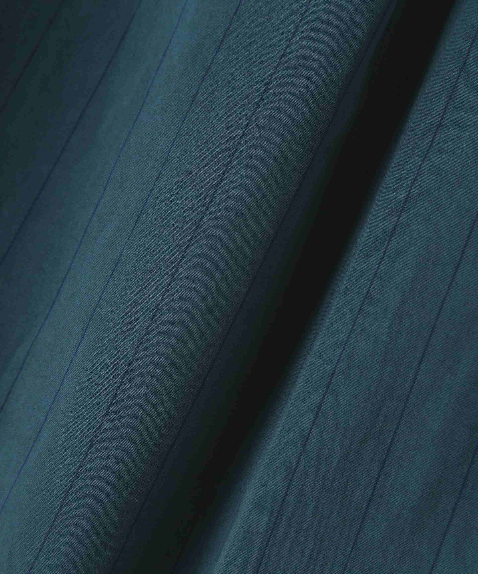 YOKE/ヨーク/Gament Dye Stipe Relted Wide Shots グリーン