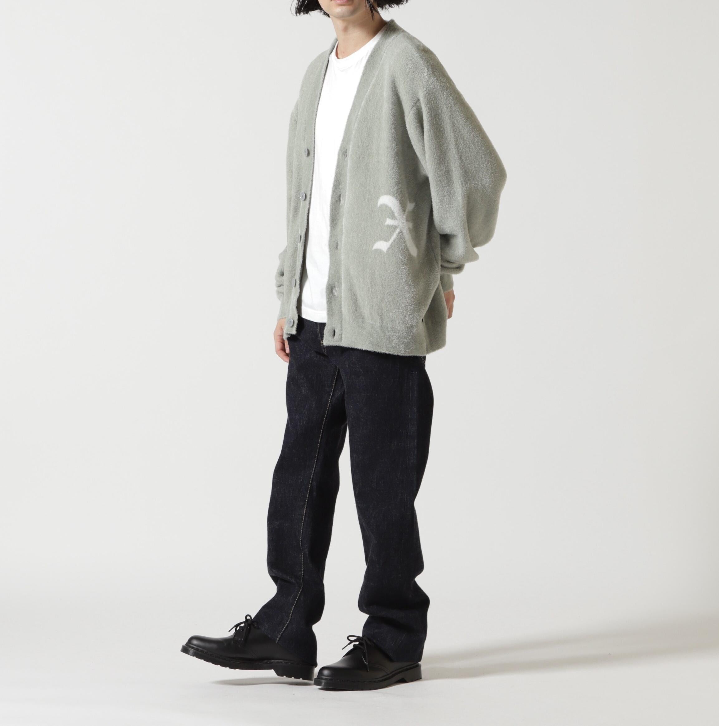 GOD SELECTION XXX / GX-A25-KN-01 /KNIT CA>DIGAN グレー