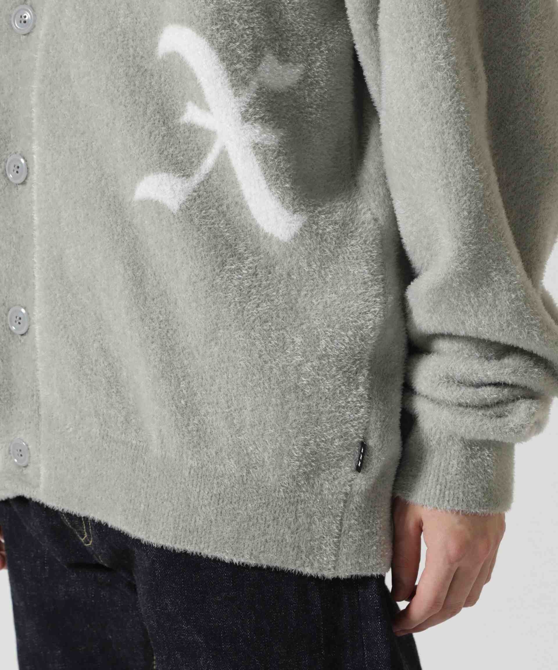 GOD SELECTION XXX / GX-A25-KN-01 /KNIT CA>DIGAN グレー