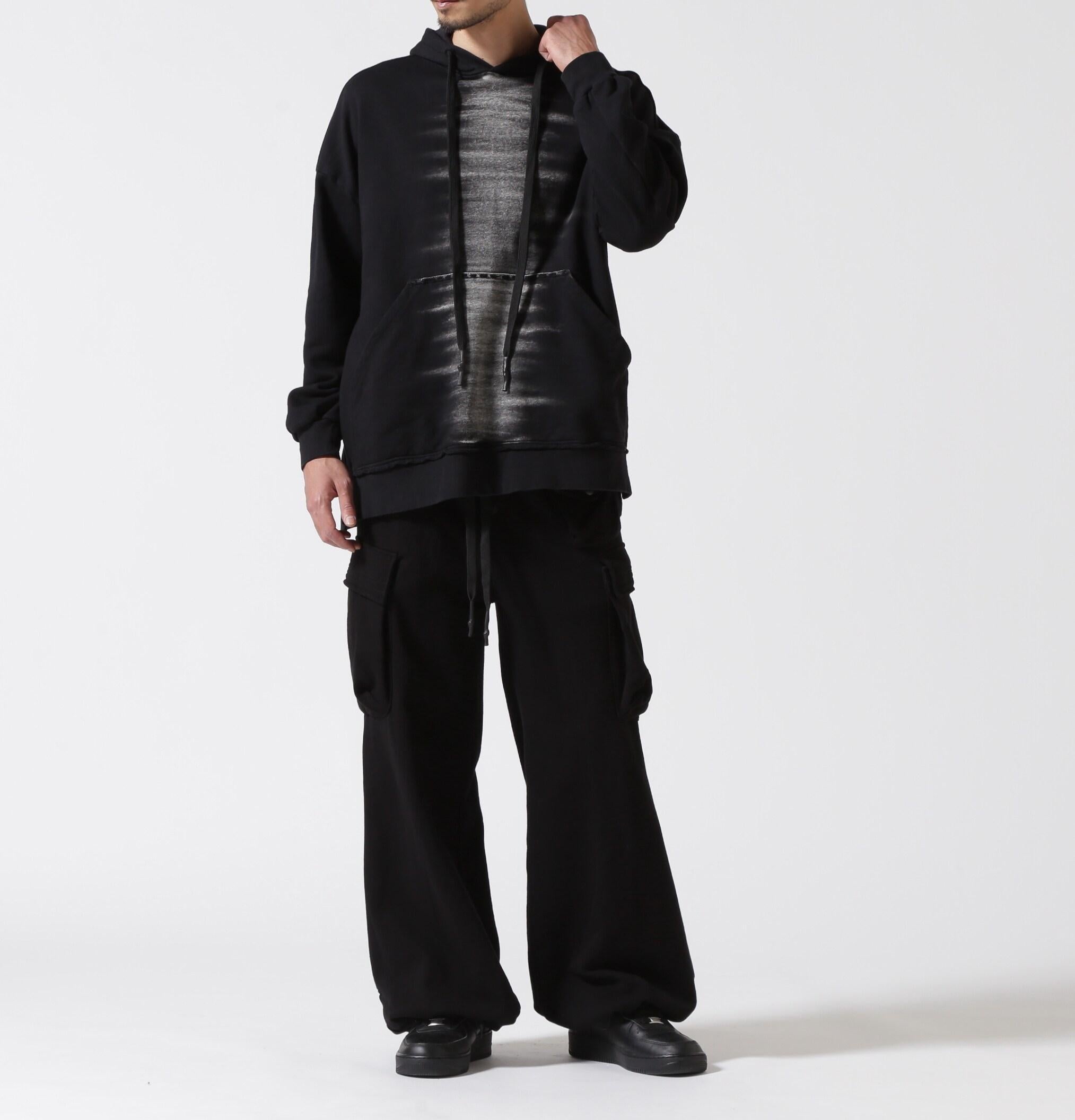 Brown Mink / Black - ALPACA YAK IN CARDIGAN ZIPPED ドカジャン　黒　LL KEMURI - Alpaca Yak ミュージシャン