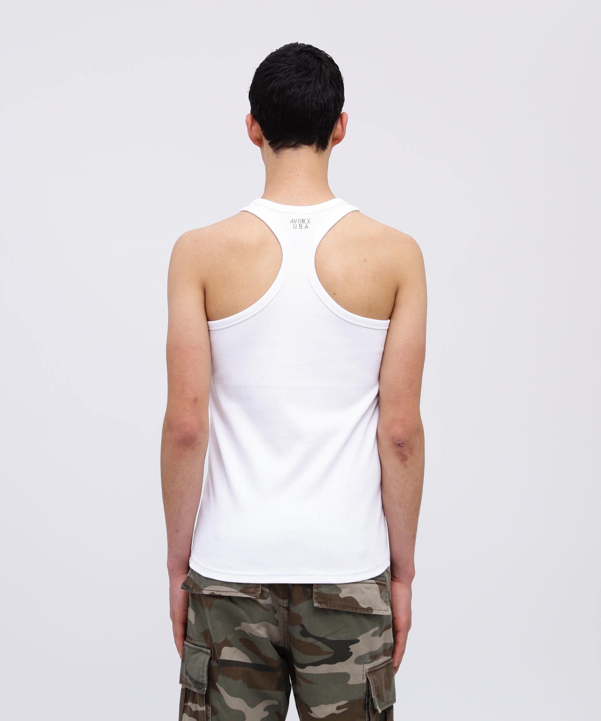 クロス&クロスリブタンク DAILY RIB TANK TOP BACK CROSS Daily Wear