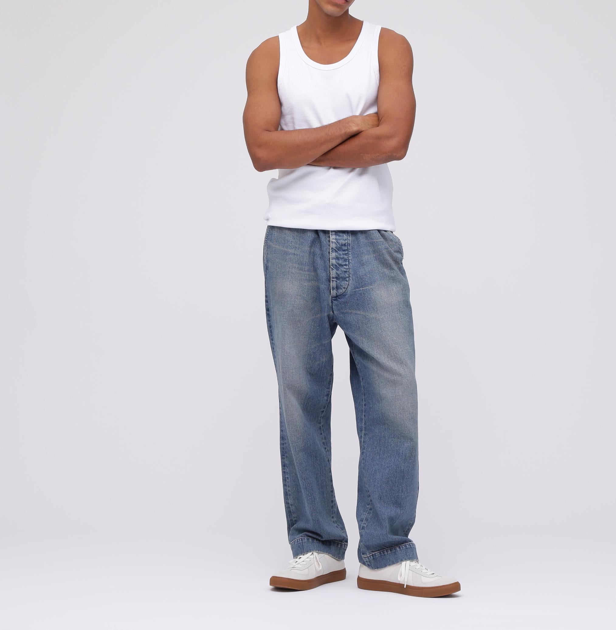 《DAILY/デイリー》RIB TANK TOP/リブ タンクトップ  デイリーウェア ホワイト