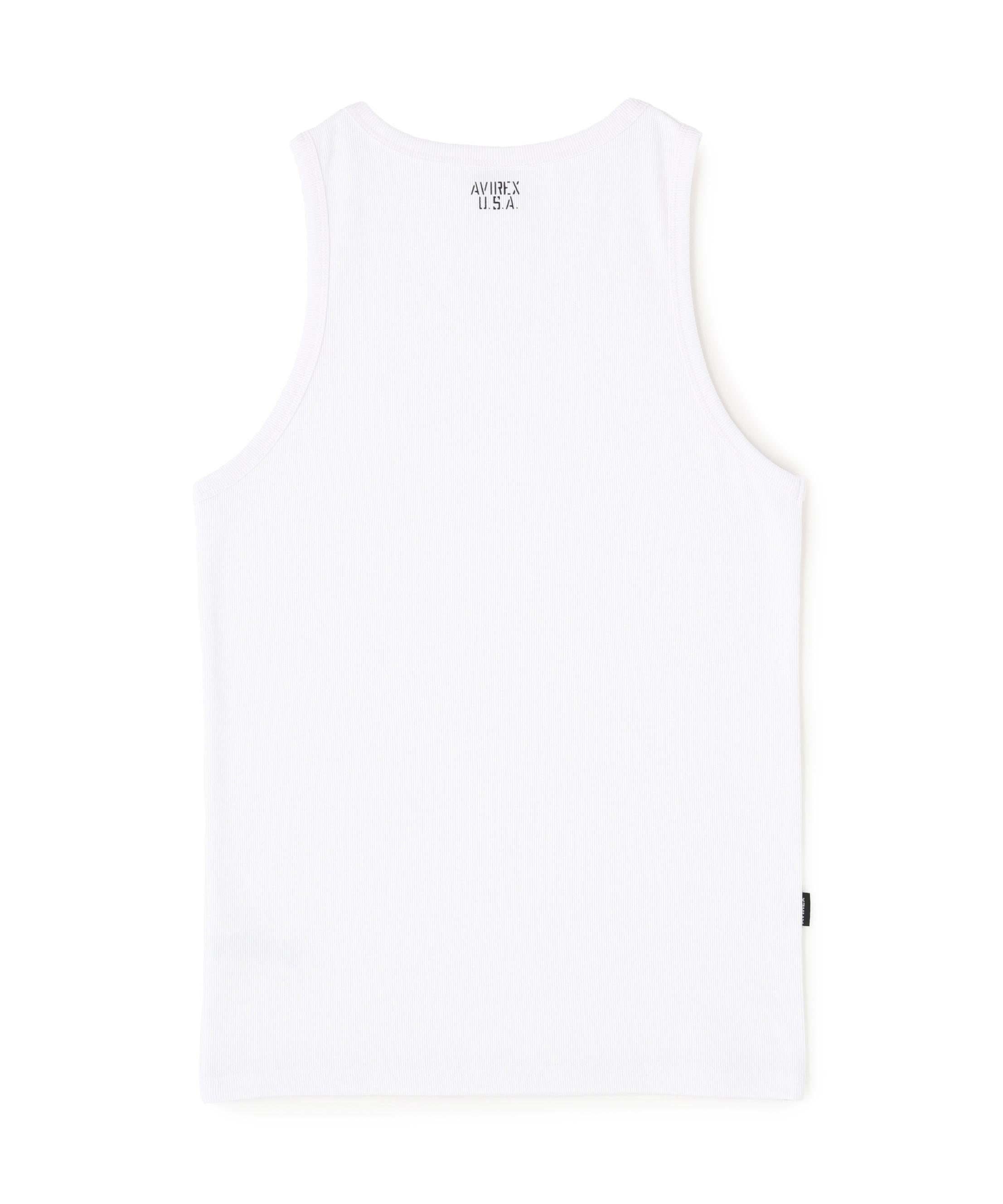 《DAILY/デイリー》RIB TANK TOP/リブ タンクトップ  デイリーウェア ホワイト