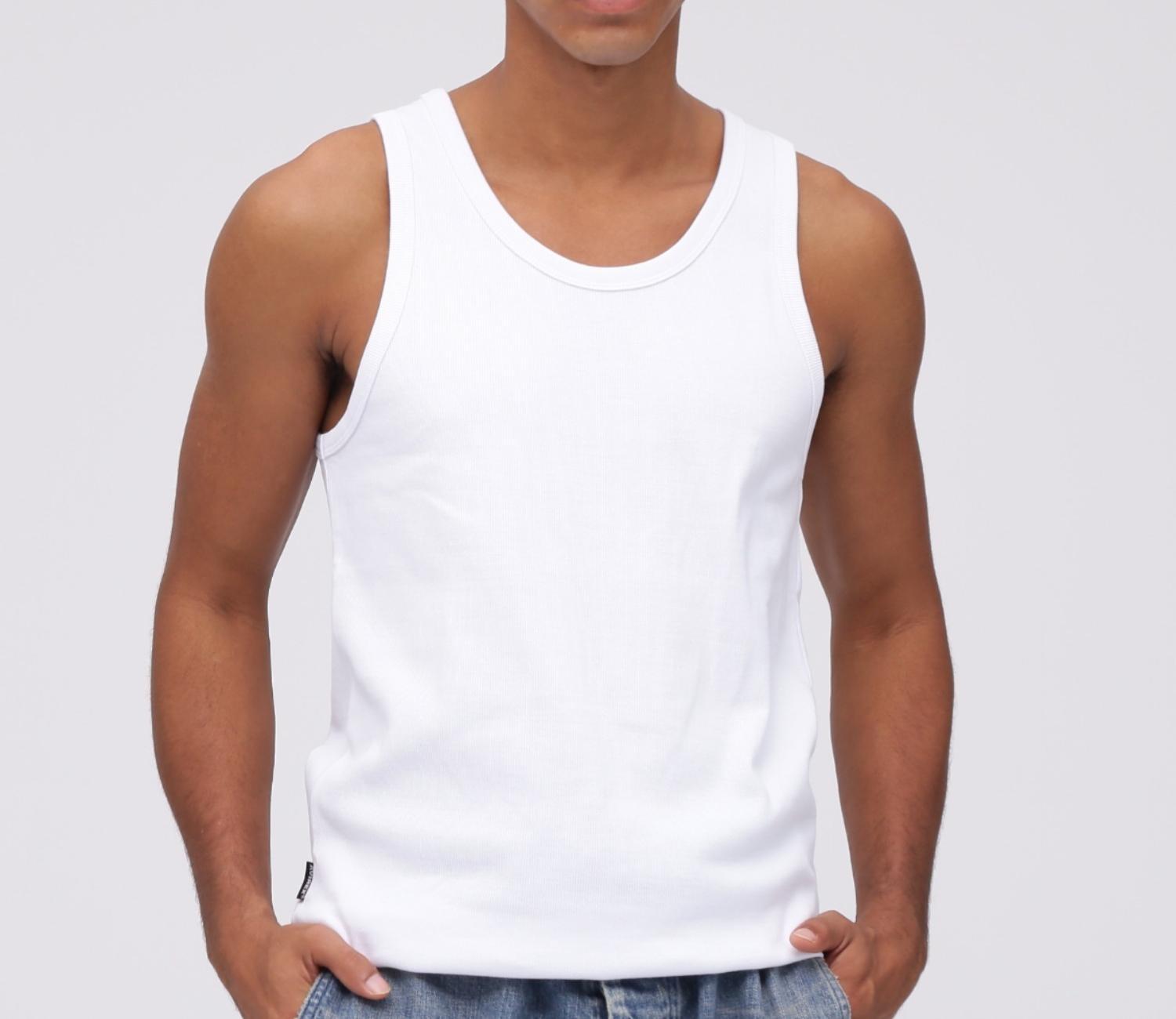 《DAILY/デイリー》RIB TANK TOP/リブ タンクトップ  デイリーウェア ホワイト