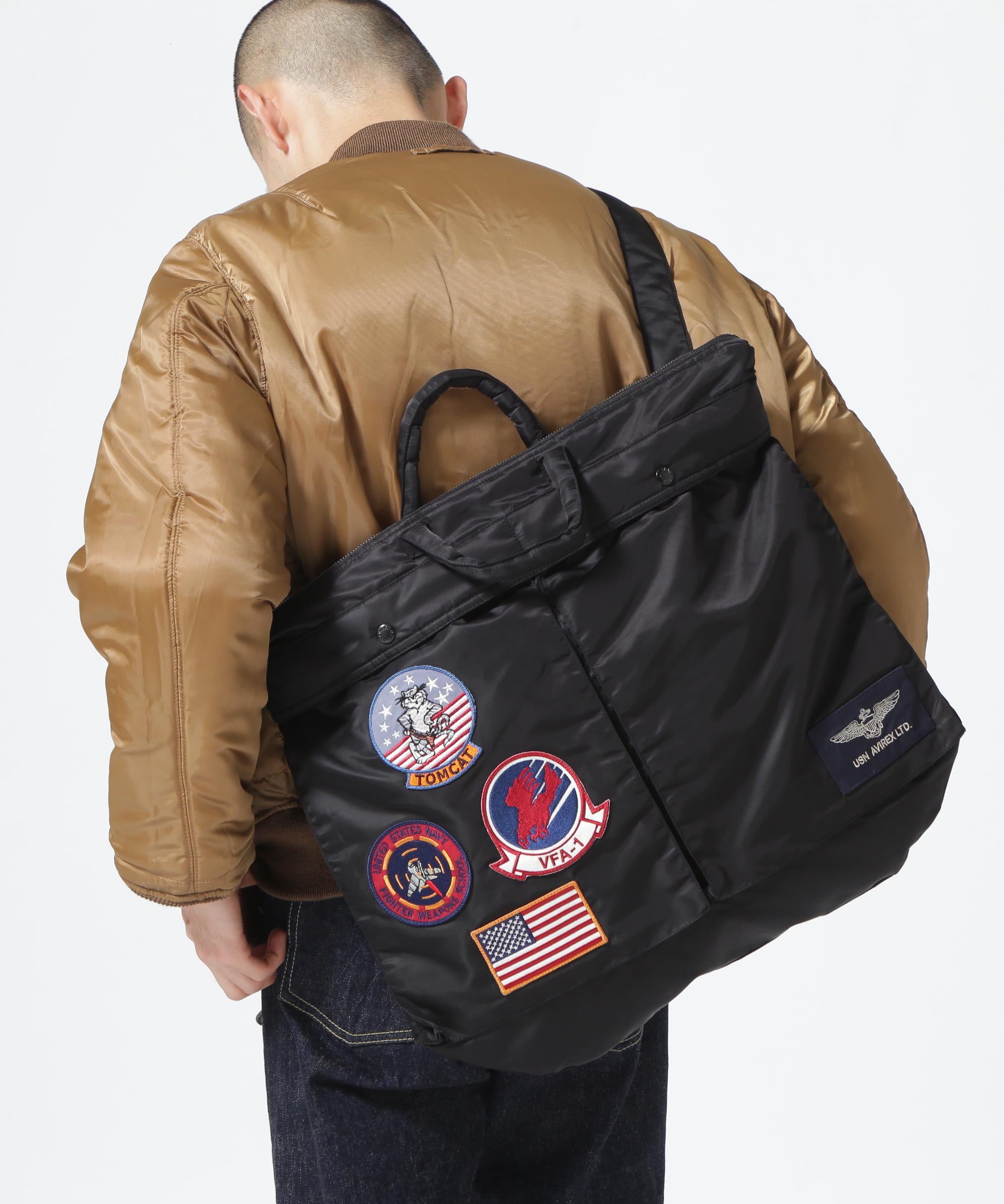 TOP GUN HELMET BAG ブラック