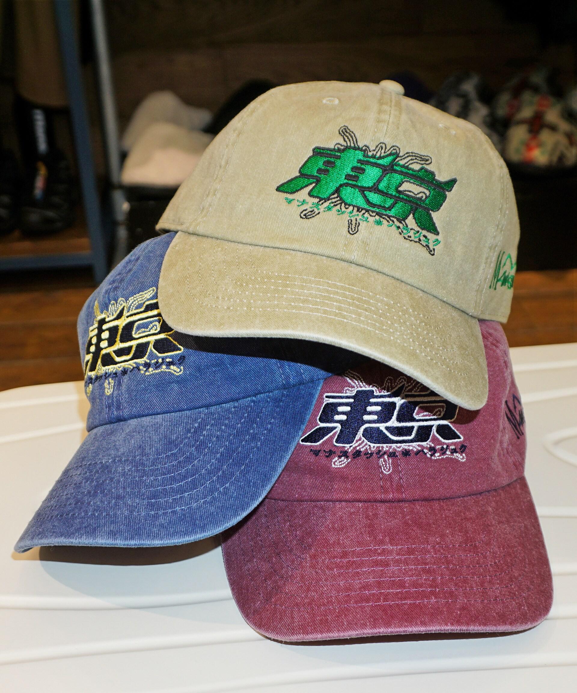 MANASTASH/マナスタッシュ/TOKYO EMR. LOGO LOW CAP ネイビー