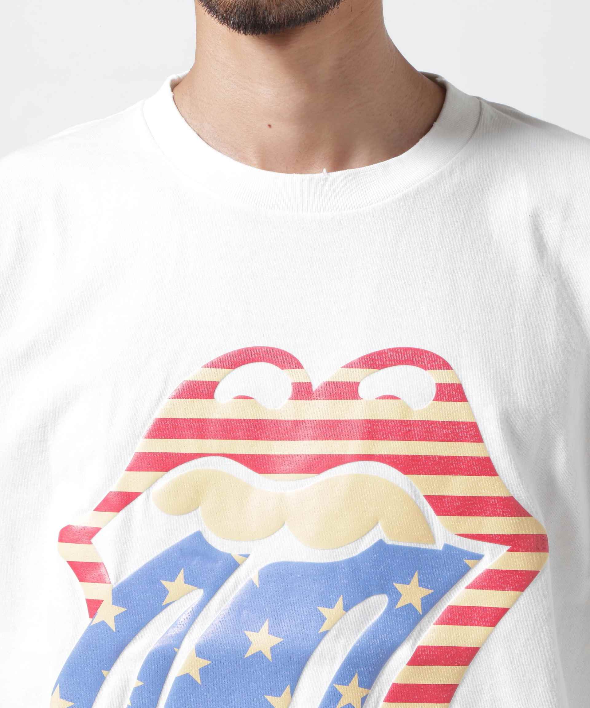 SU>T（サート）THE >OLLING STONES TAN No2 Tee ホワイト