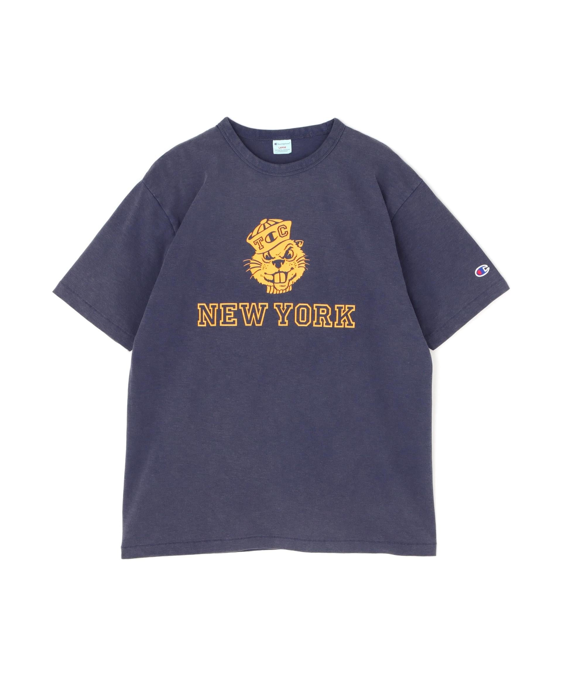 Champion/チャンピオン SHO>T SLEEVE T-SHI>T  ネイビー