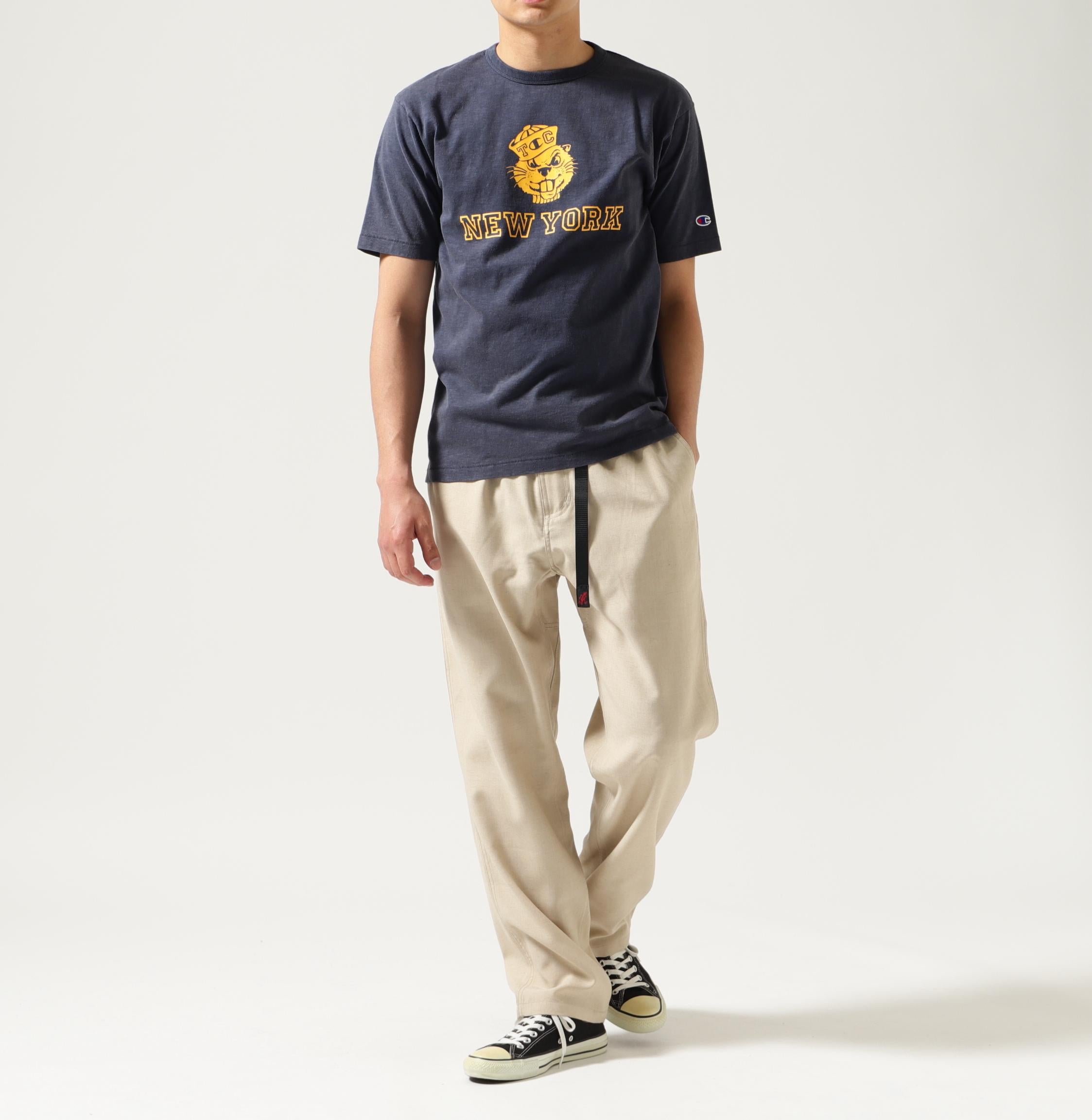 Champion/チャンピオン SHO>T SLEEVE T-SHI>T  ネイビー