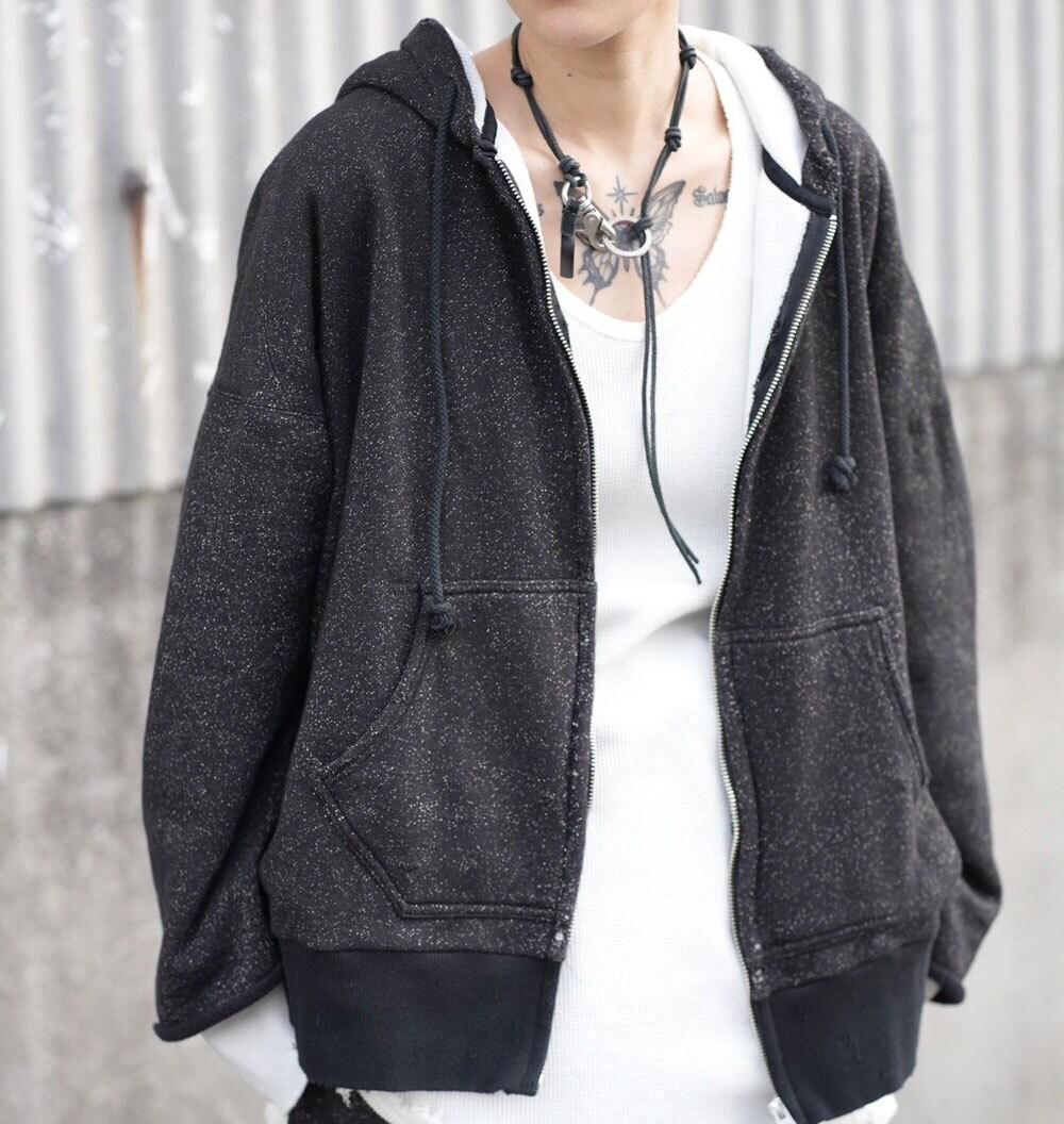 トップス ANCELLM ZIP UP HOODIE EX ANCELLM/LAYERED ZIP-UP HOODIE EX