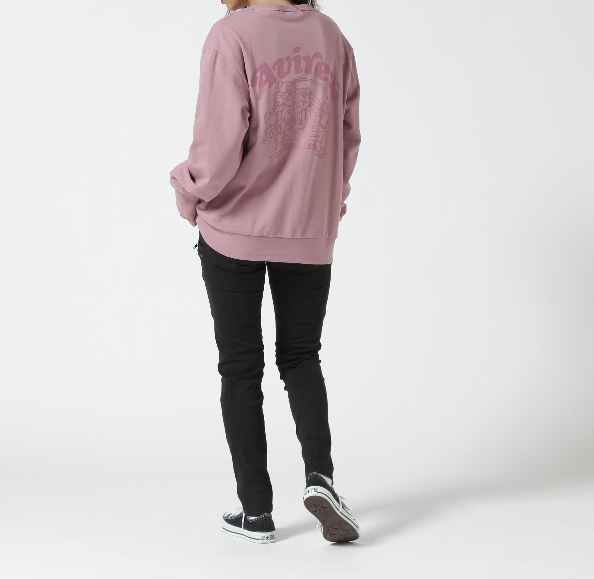 TOM CAT P>INT TOPS/トムキャット プリントトップス ダークピンク4
