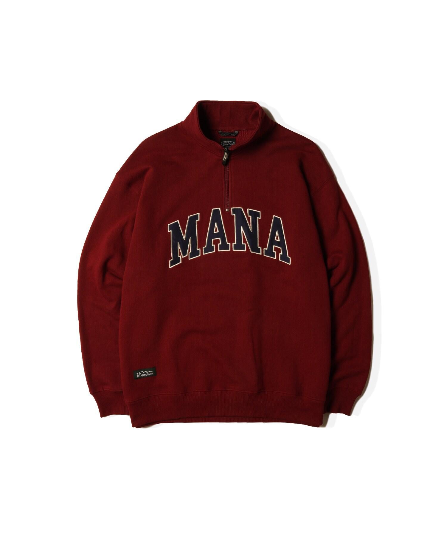 MANASTASH/マナスタッシュ/CASCADE HALF ZIP/カスケードハーフジップ バーガンディ5