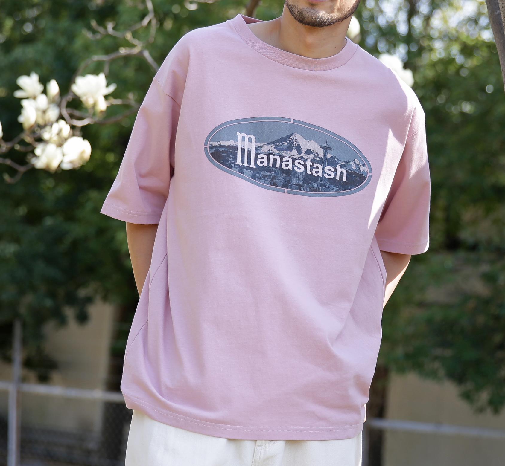MANASTASH/マナスタッシュ/CiTee >IDGE LOGO ピンク