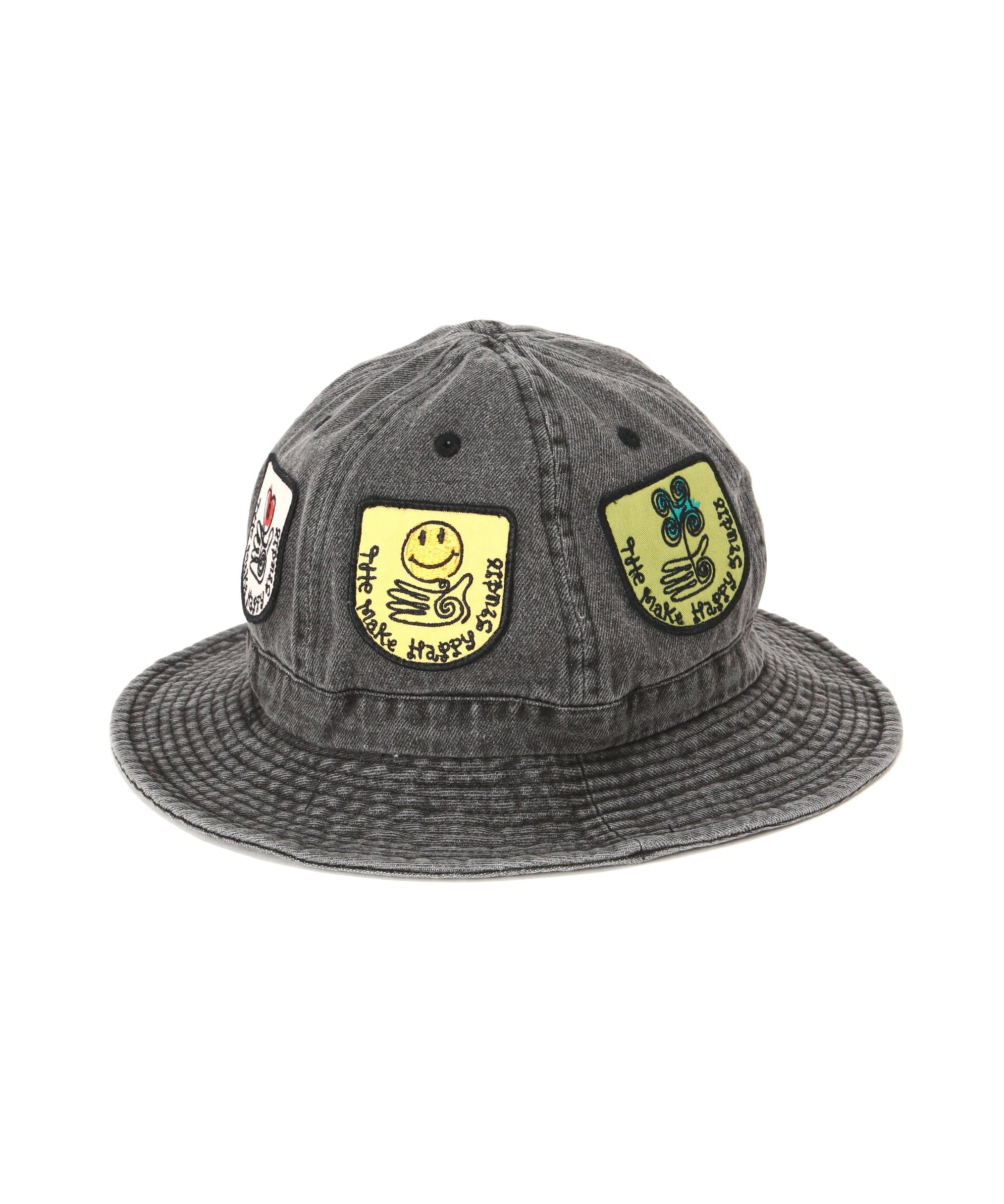 The Make Happy Studio/ザメイクハッピーストゥディオ/IRON PATCH HAT ブラック