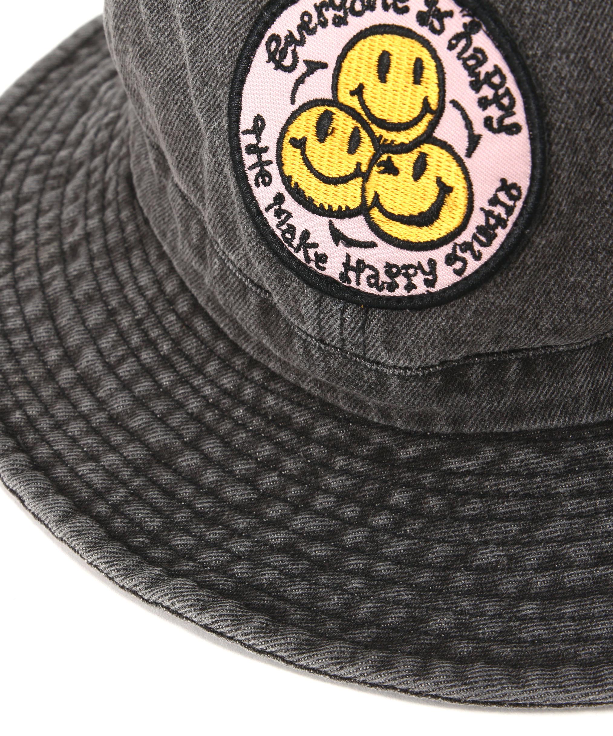 The Make Happy Studio/ザメイクハッピーストゥディオ/IRON PATCH HAT ブラック