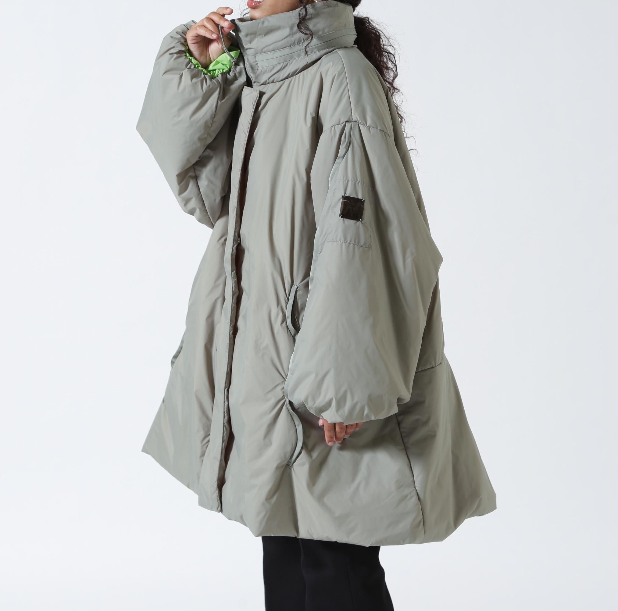 AULA AILA/アウラアイラ/REVERSIBLE MONSTER COAT/リバーシブルモンスターコート カーキ