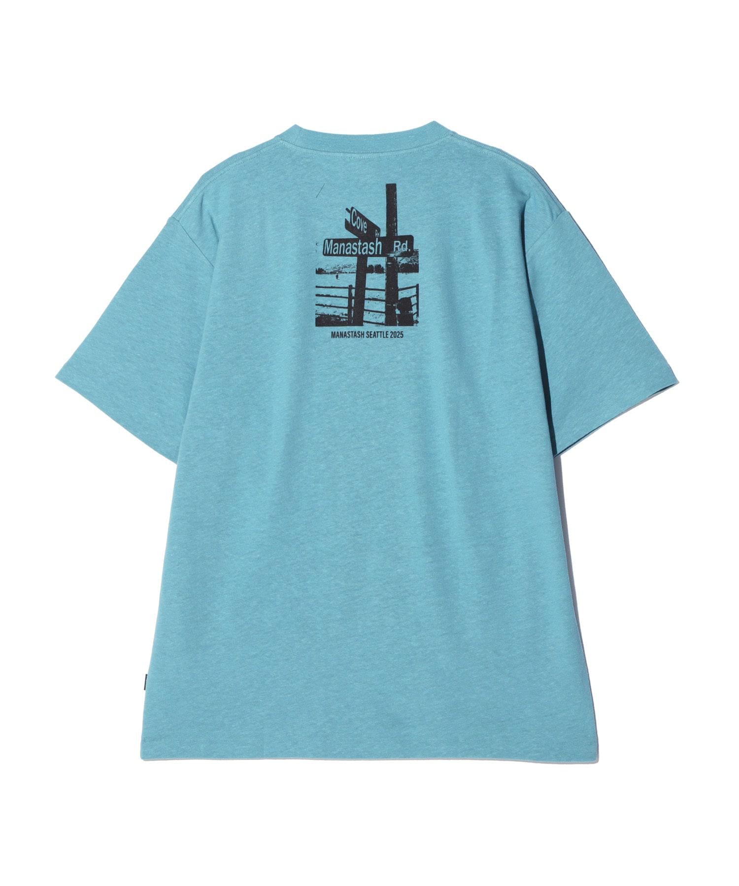 MANASTASH/マナスタッシュ/HEMP TEE T>ESTLE ライトブルー3