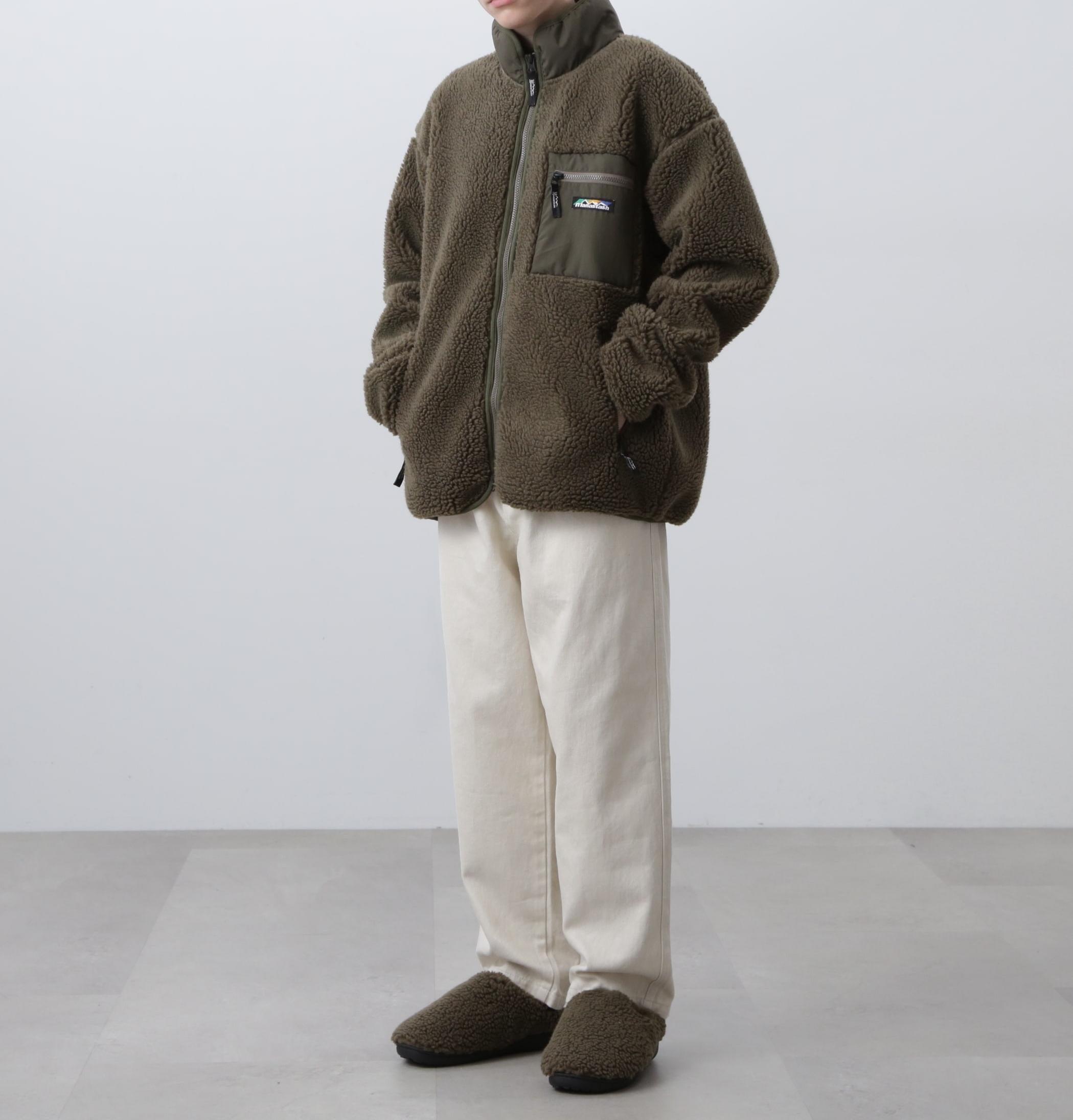 SURU×MANASTASH /スブ×マナスタッシュ/ROA FLEECE SANDAL カーキ