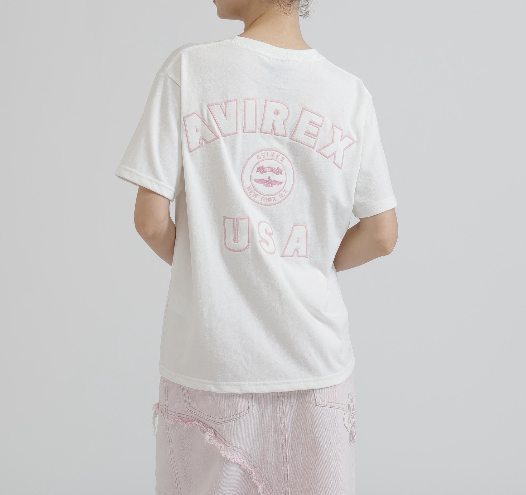 《WOMAN》VARSITY LOGO S/S T-SHIRT オフホワイト3