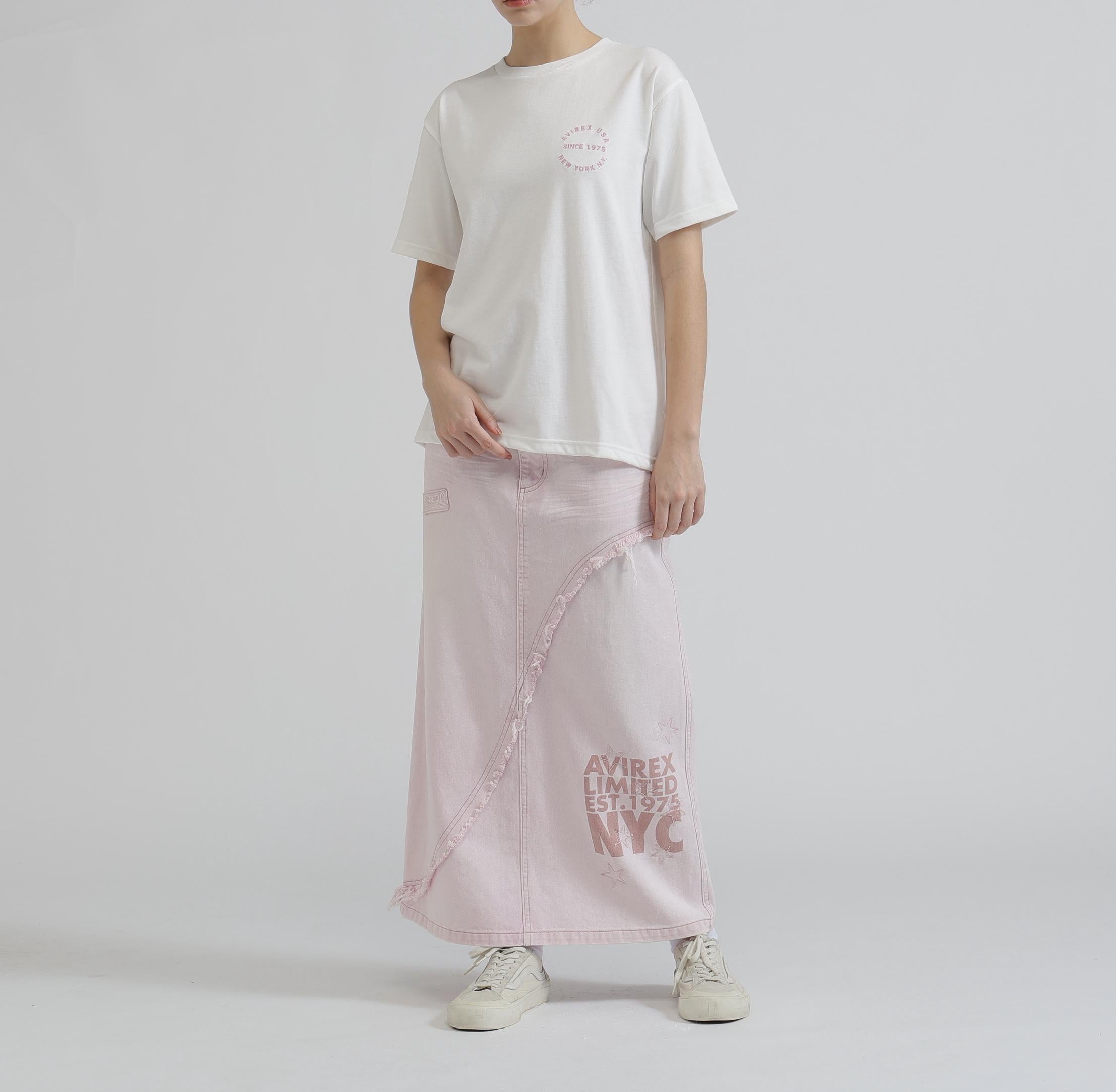 《WOMAN》VARSITY LOGO S/S T-SHIRT オフホワイト3