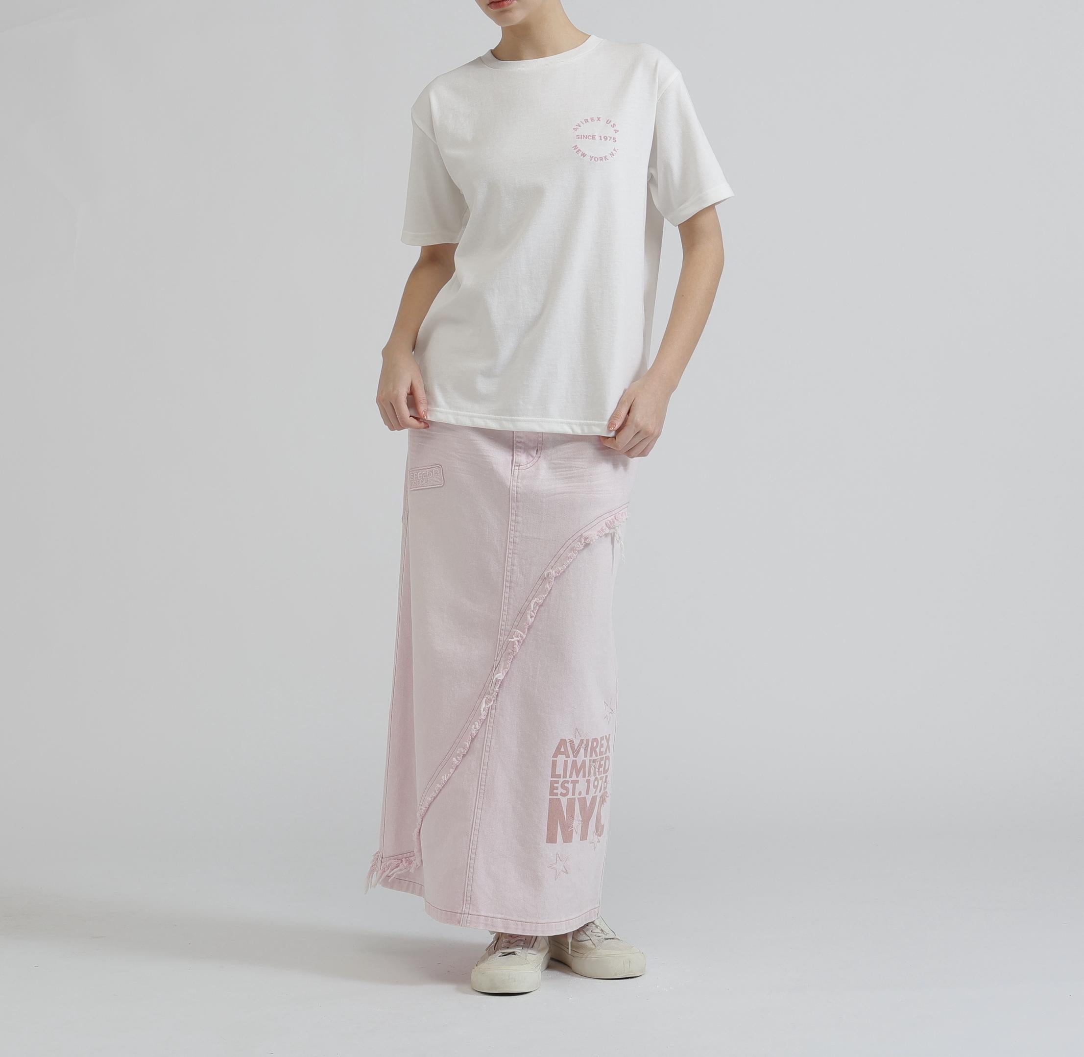 《WOMAN》VARSITY LOGO S/S T-SHIRT オフホワイト3