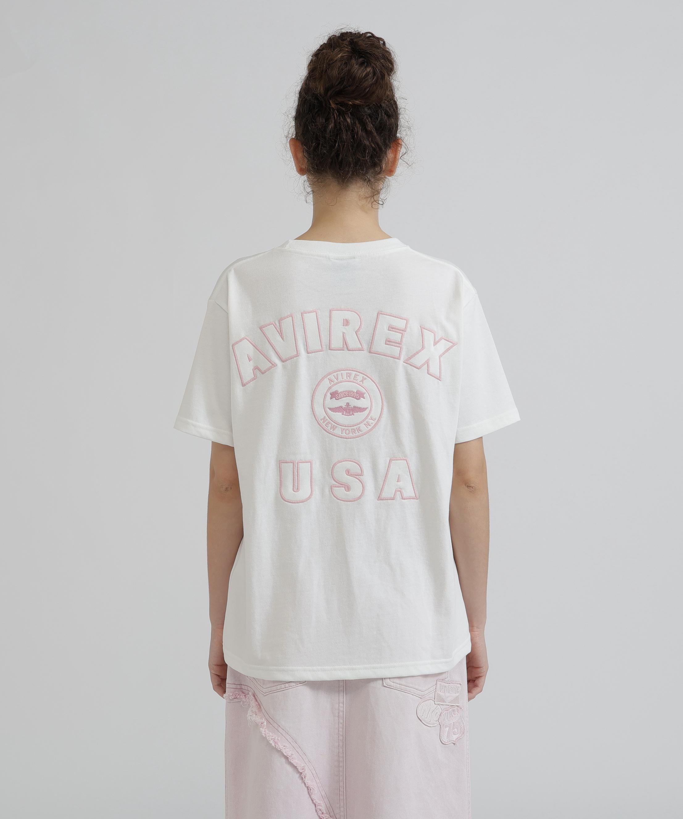 《WOMAN》VARSITY LOGO S/S T-SHIRT オフホワイト3