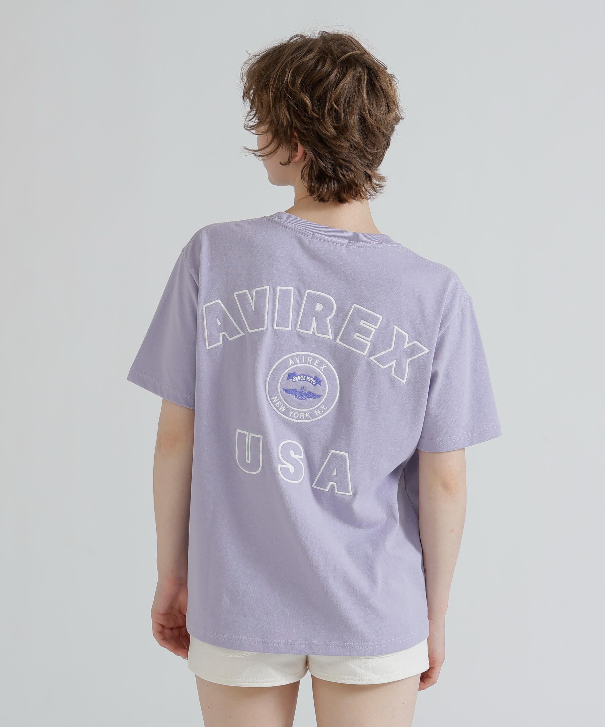 《WOMAN》VARSITY LOGO S/S T-SHIRT ラベンダー7