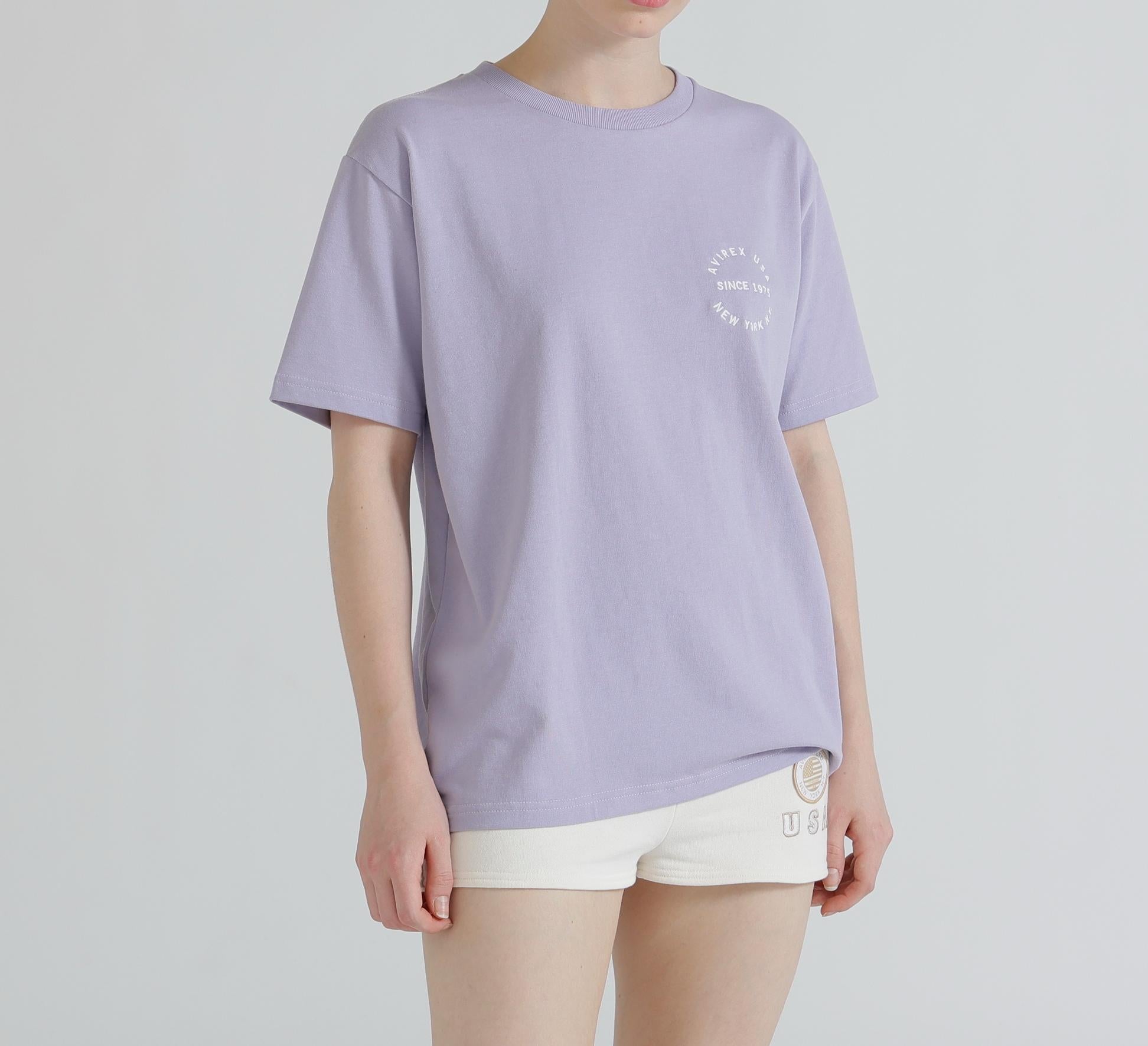 《WOMAN》VARSITY LOGO S/S T-SHIRT ラベンダー7