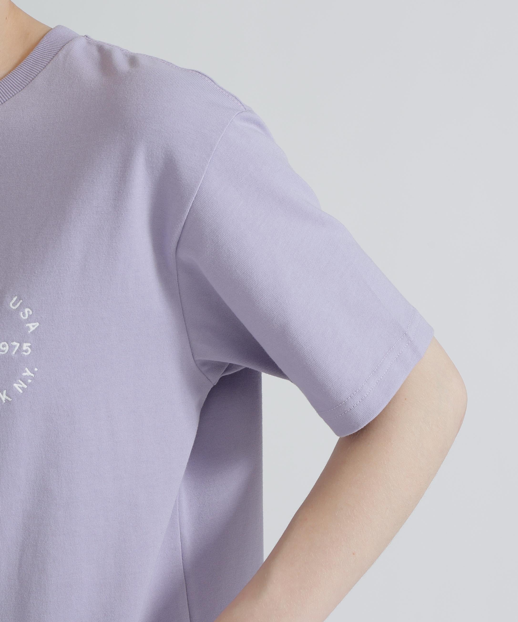 《WOMAN》VARSITY LOGO S/S T-SHIRT ラベンダー7