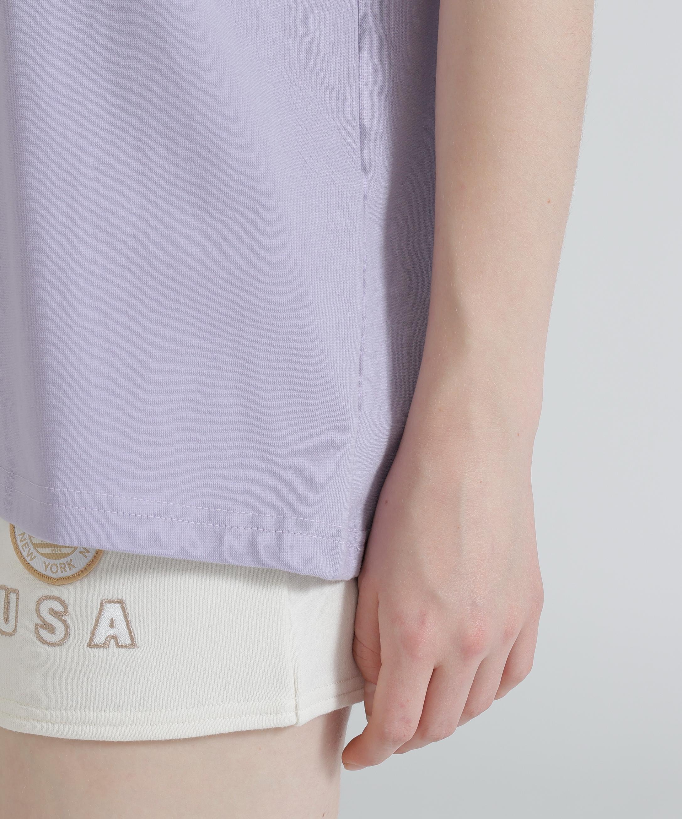 《WOMAN》VARSITY LOGO S/S T-SHIRT ラベンダー7
