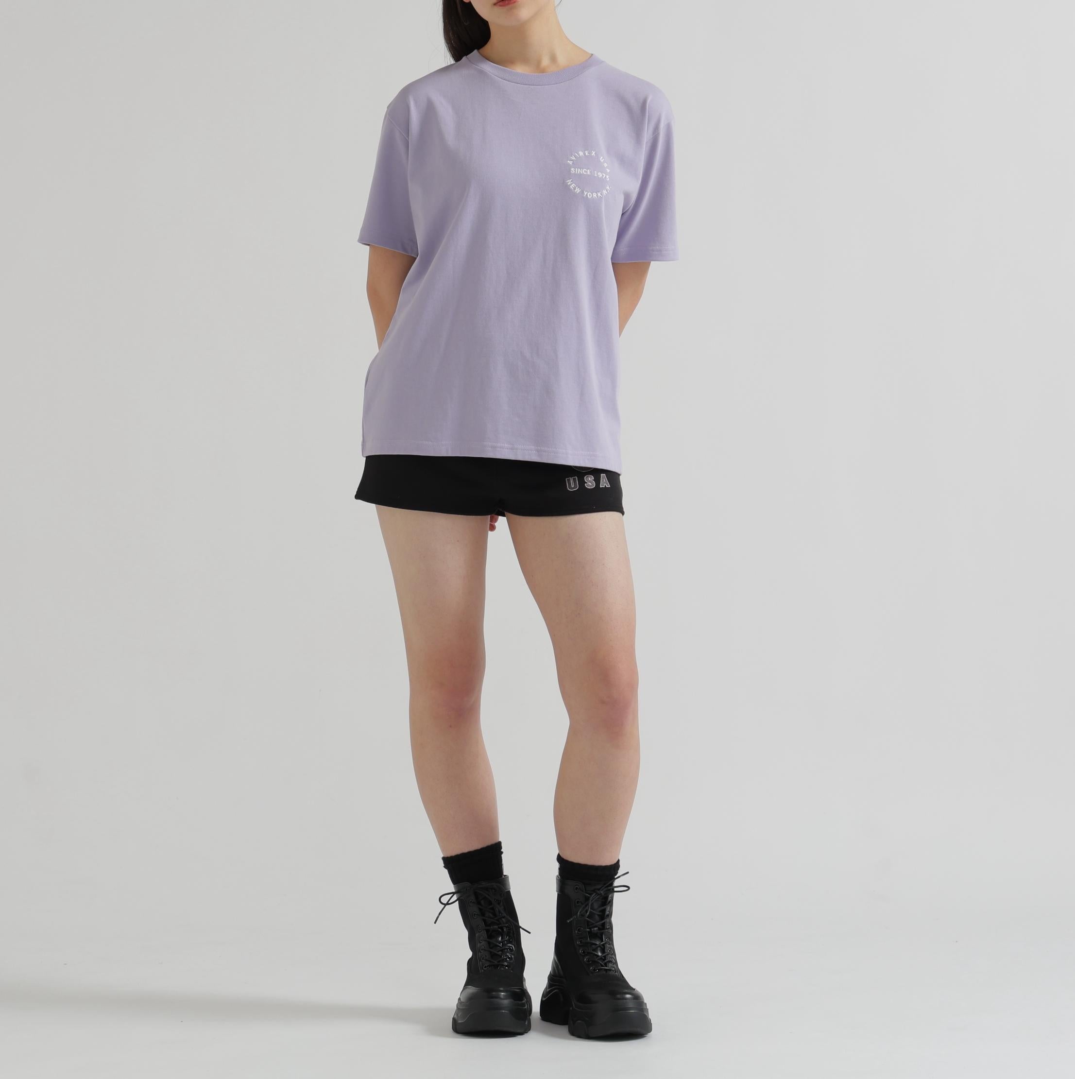 《WOMAN》VARSITY LOGO S/S T-SHIRT ラベンダー7