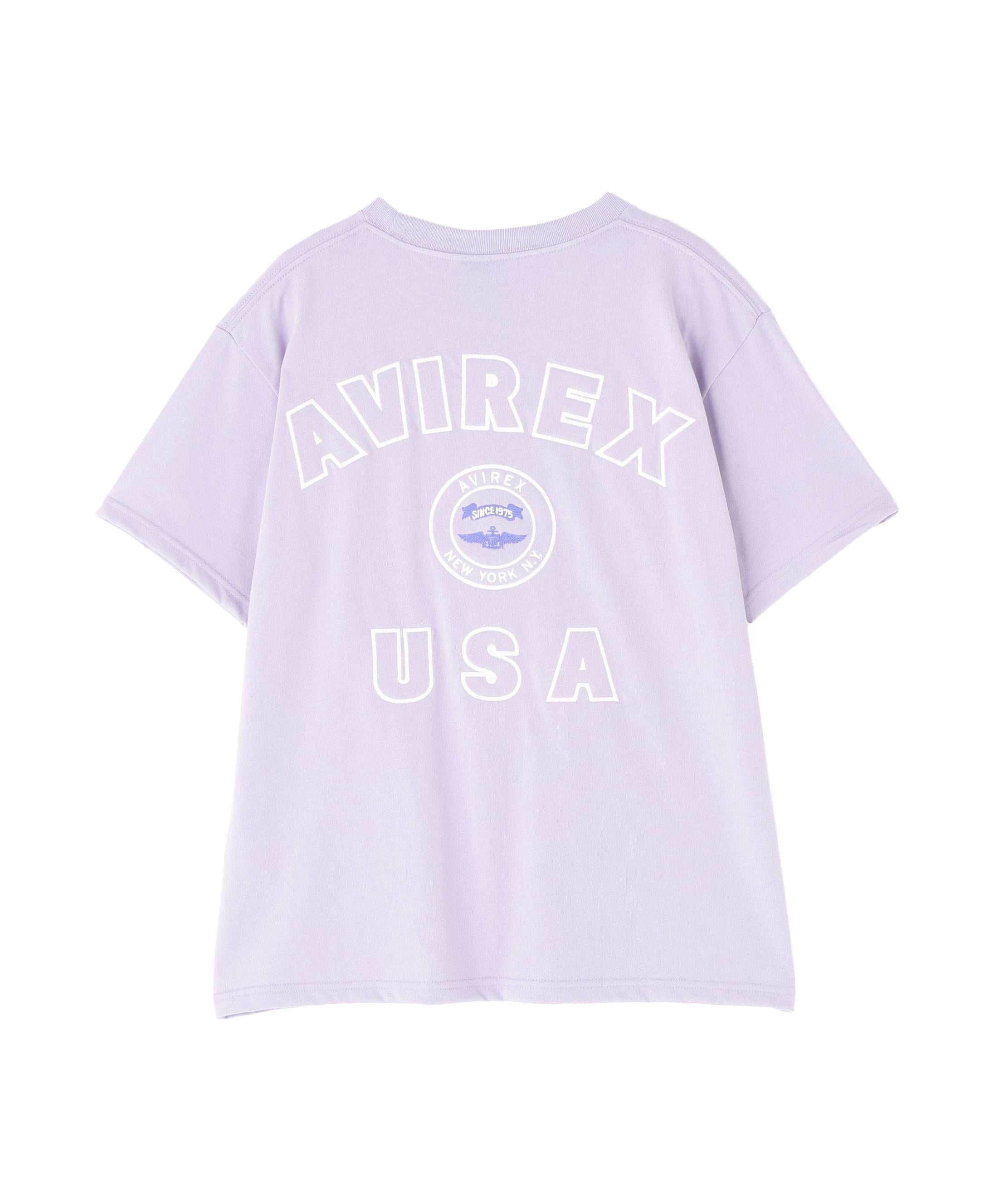 《WOMAN》VARSITY LOGO S/S T-SHIRT ラベンダー7