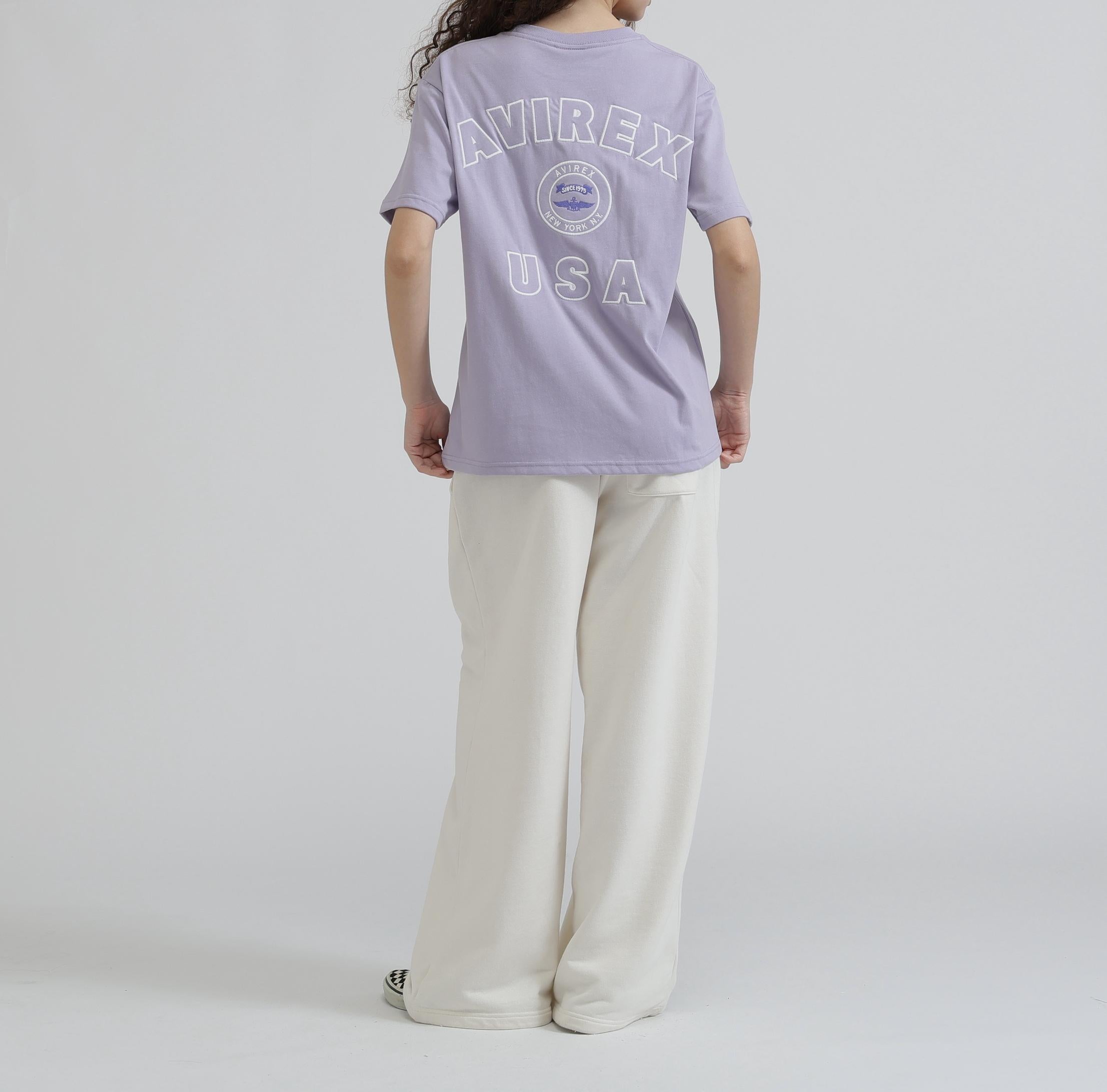 《WOMAN》VARSITY LOGO S/S T-SHIRT ラベンダー7