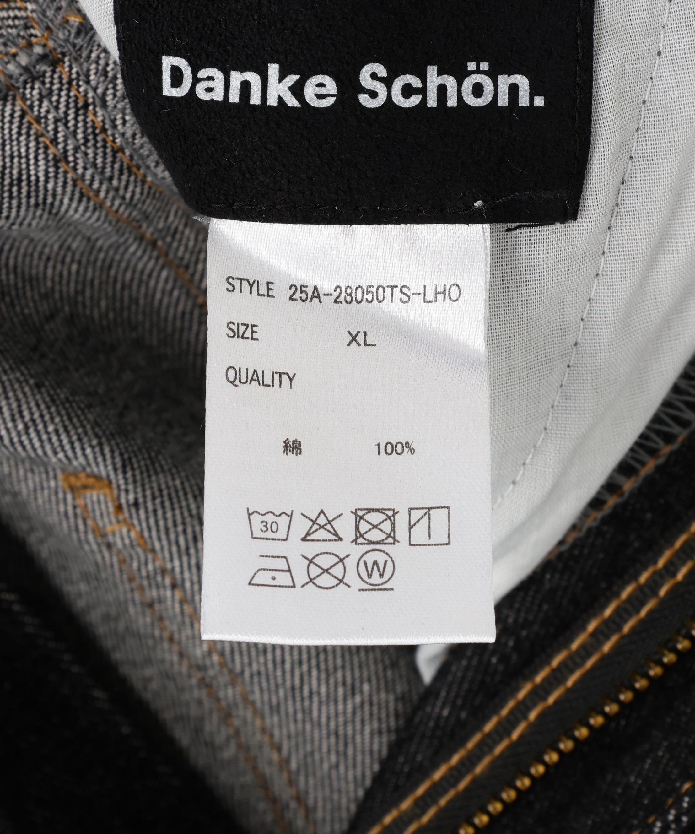 DankeSchon/ダンケシェーン/SWITCHING DENIM ブラック
