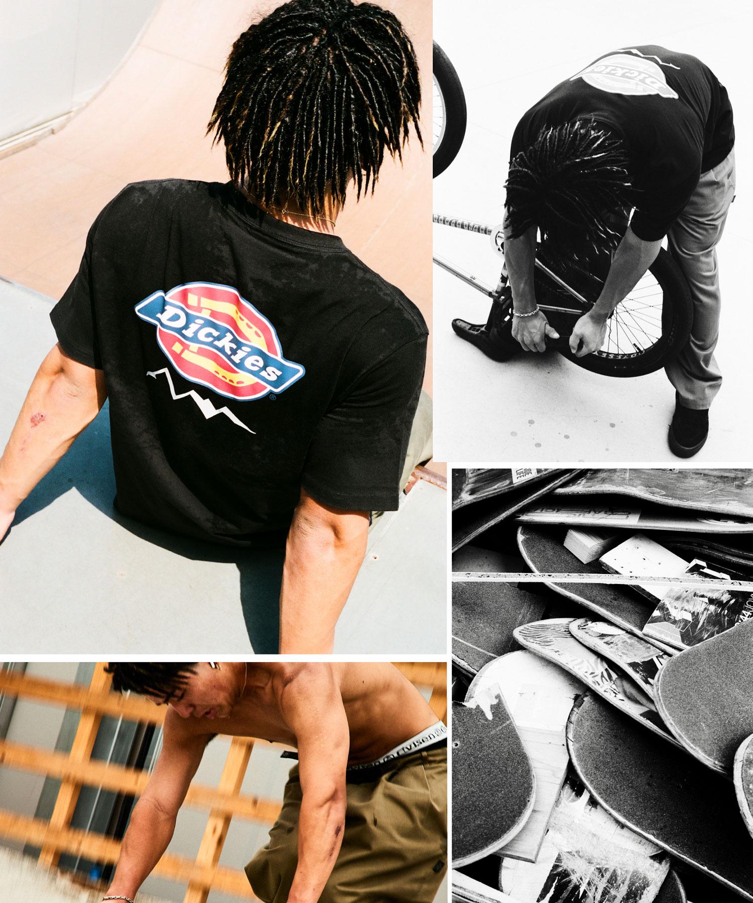 ×DICKIES/ディッキーズ/DICKIES TEE O>IGINAL LOGO ブラック