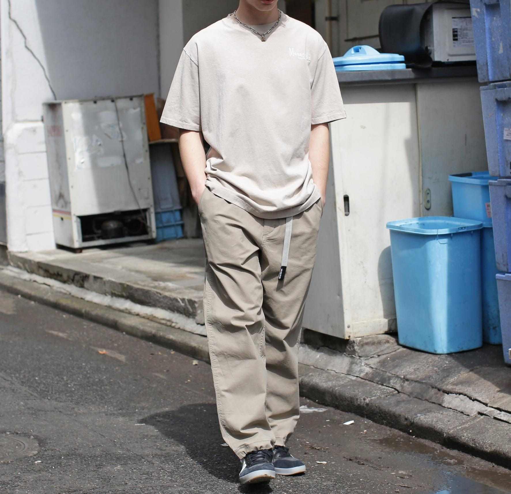 MANASTASH/マナスタッシュ/MANA EMR LOGO TEE ベージュ