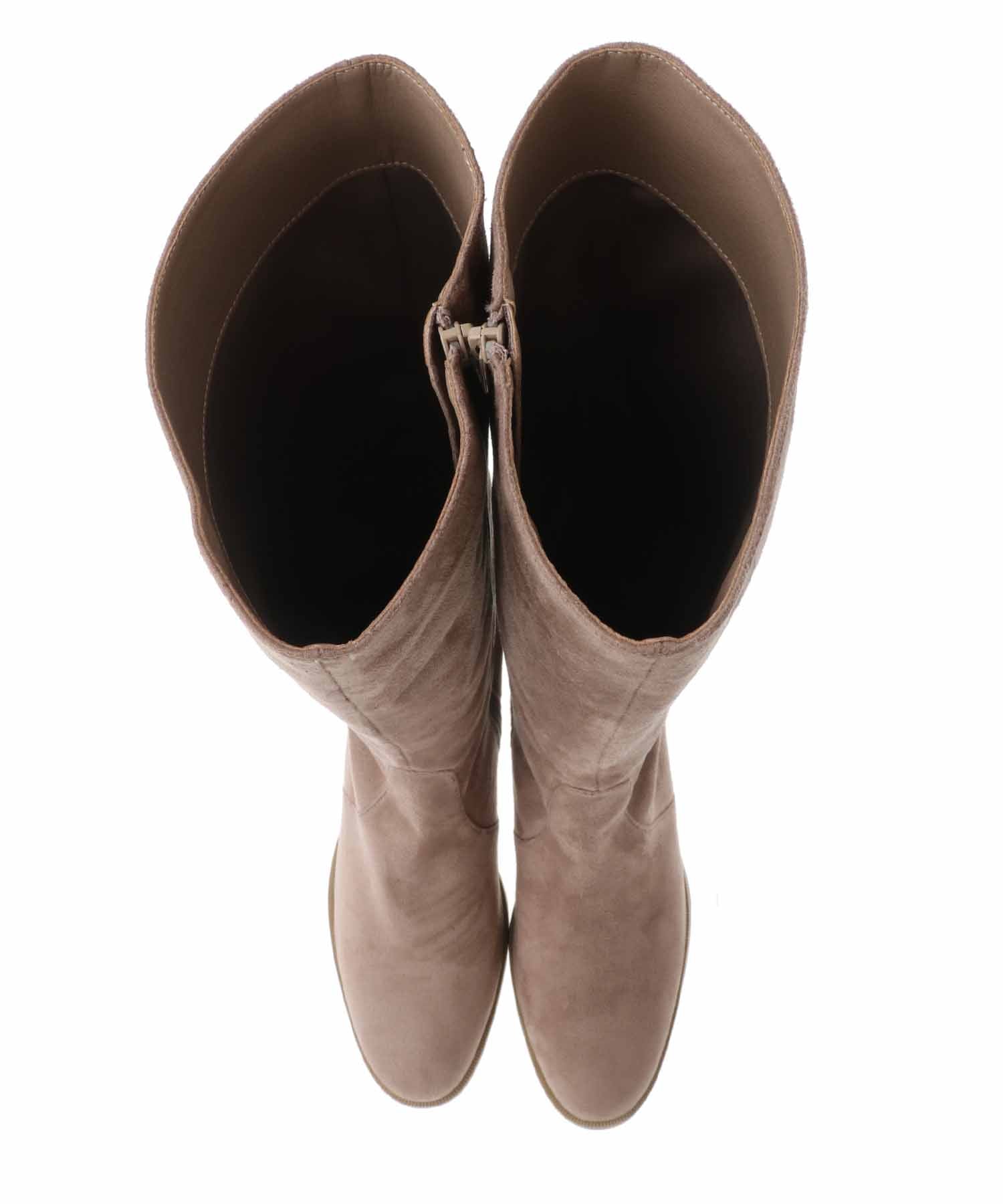 トランテアン ソン ドゥ モード 31 Sons de mode フェイクスウェードロングブーツ （ベージュ） BEIGE