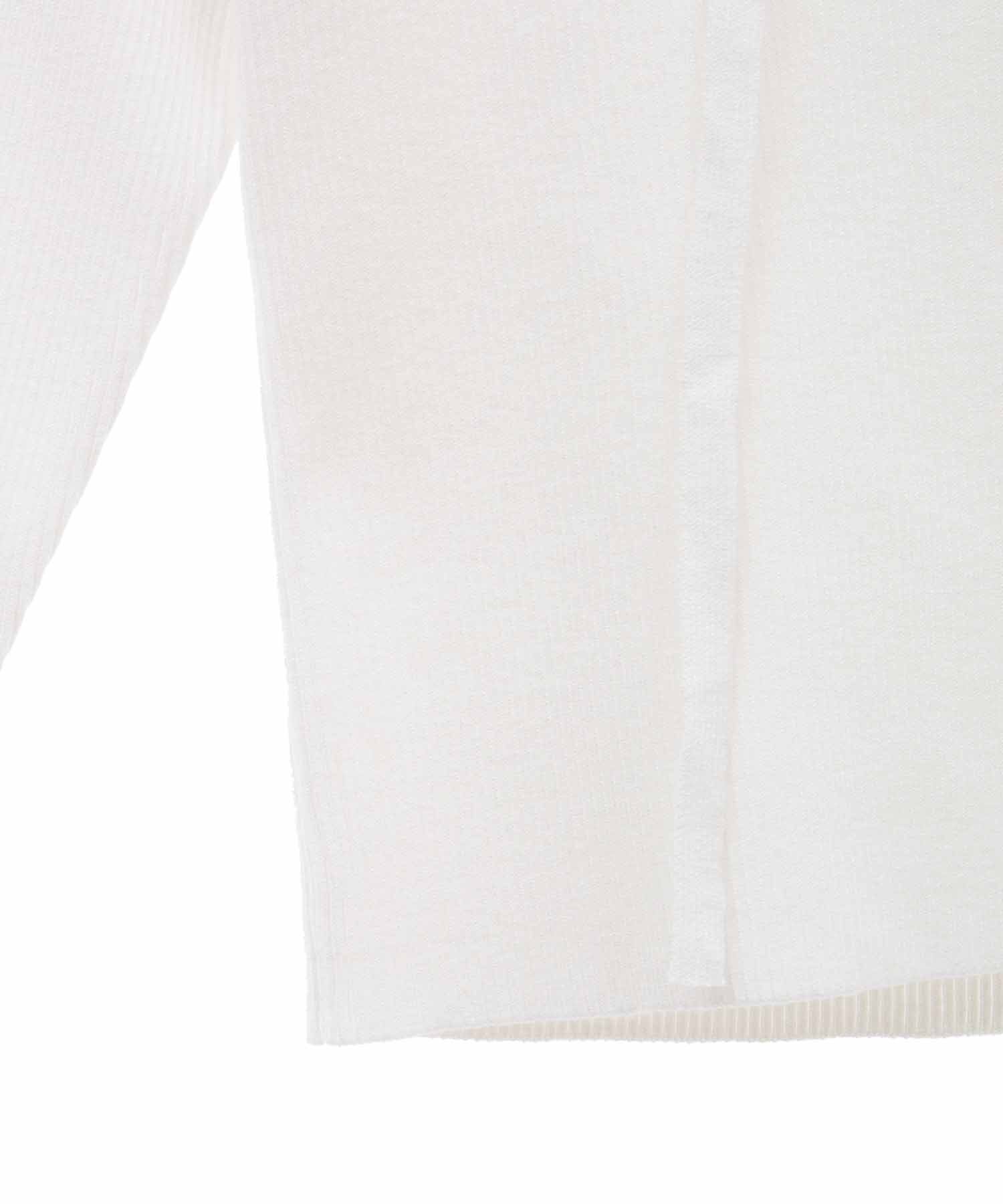 トランテアン ソン ドゥ モード 31 Sons de mode フリルネックチョーカーリブニット （ブラック） BLACK