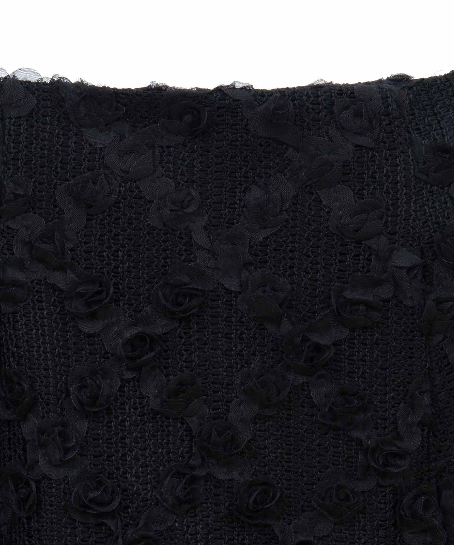 トランテアン ソン ドゥ モード 31 Sons de mode フラワーチュールミニスカート （ブラック） BLACK