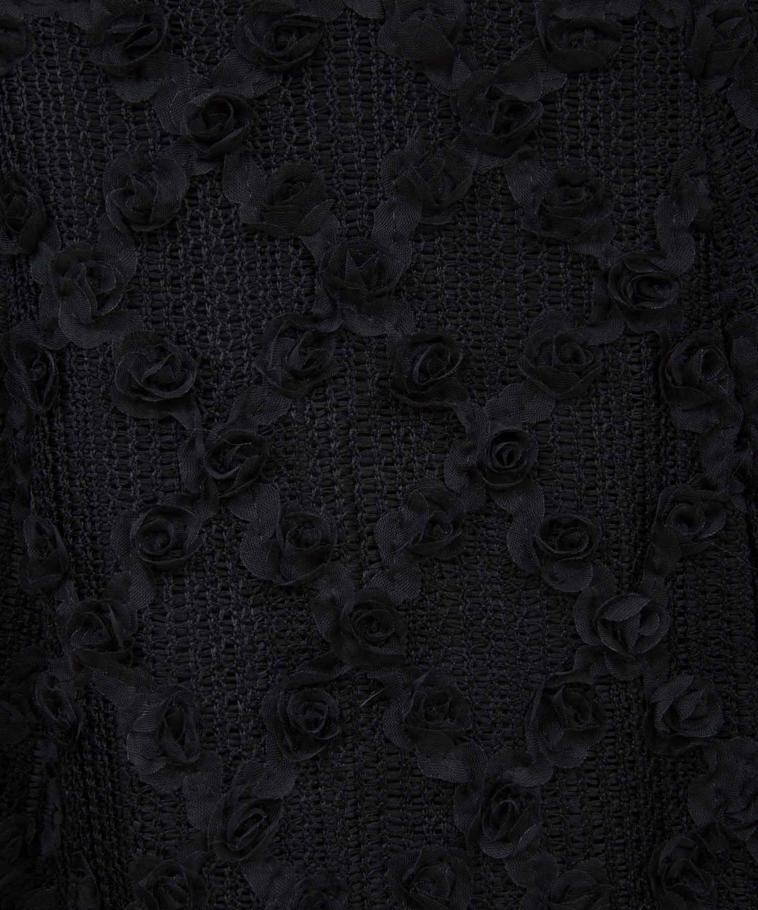 トランテアン ソン ドゥ モード 31 Sons de mode フラワーチュールミニスカート （ブラック） BLACK