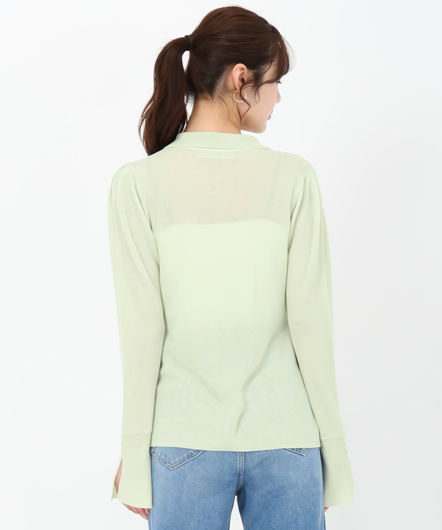トランテアン ソン ドゥ モード 31 Sons de mode シアーポロニット （オフホワイト） OFF-WHITE