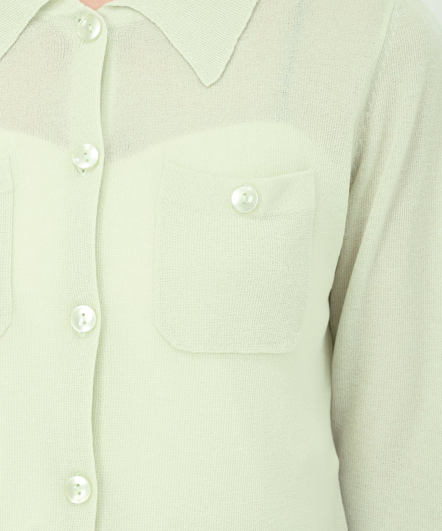 トランテアン ソン ドゥ モード 31 Sons de mode シアーポロニット （オフホワイト） OFF-WHITE