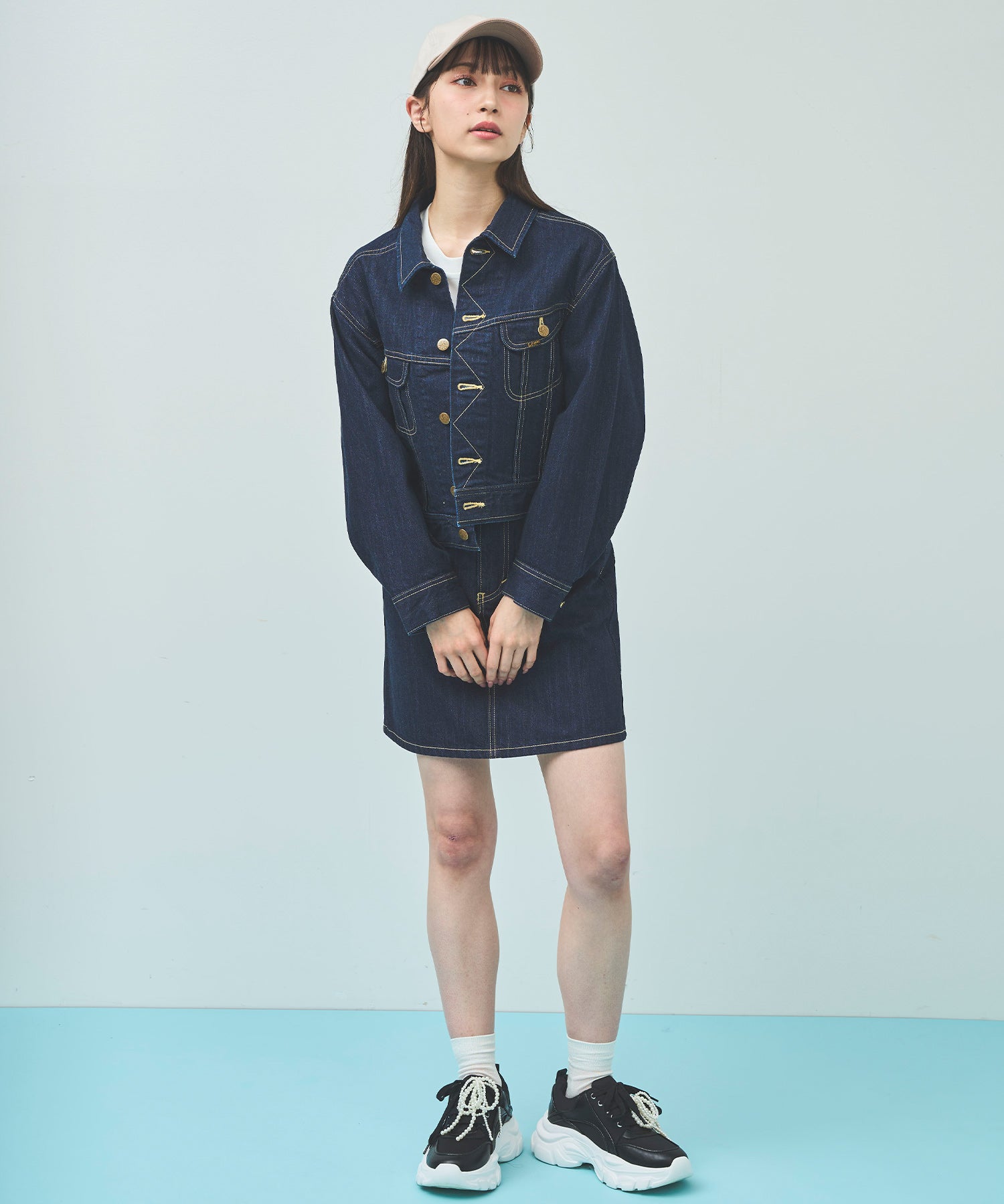 トランテアン ソン ドゥ モード 31 Sons de mode 【Leeコラボ】RIDERSJACKET Gジャン （インディゴ） INDIGO