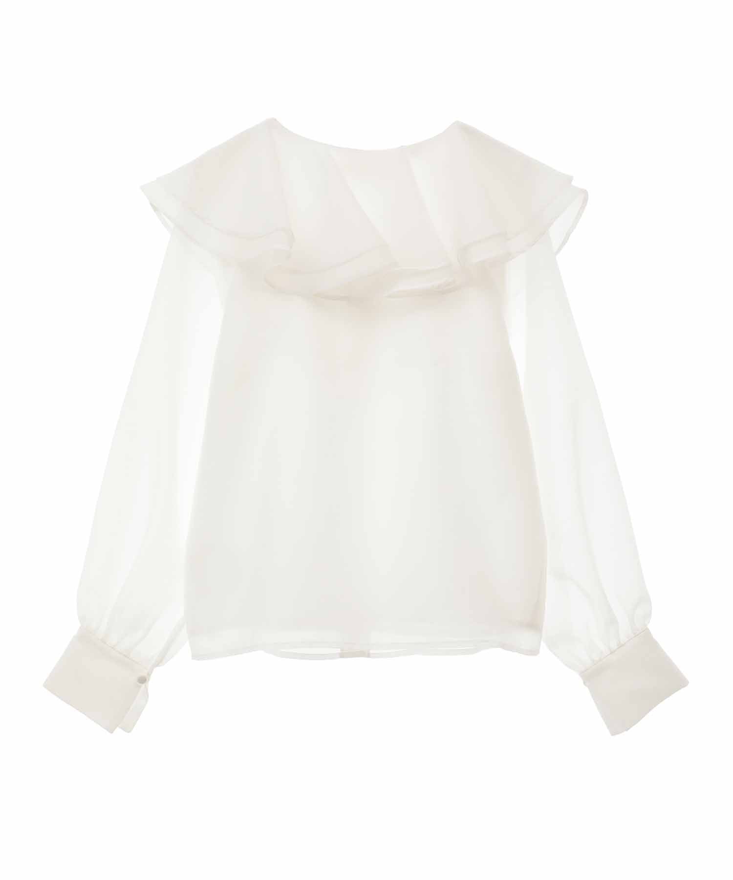 31 Sons de mode 31 Sons de mode Sheer Ruffle Blouse