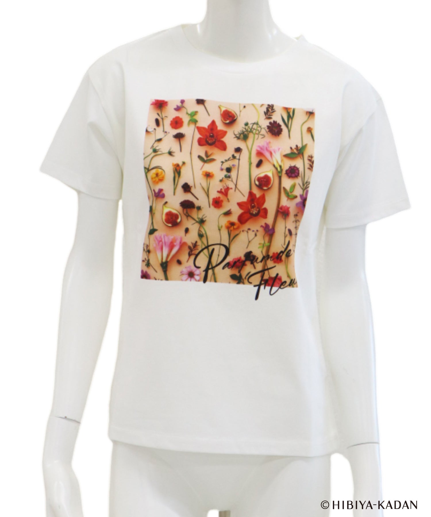 トランテアン ソン ドゥ モード 31 Sons de mode 2025春夏新作 【HIBIYA-KADANコラボ】フラワープリントTEE （OFF-WHITE） OFF-WHITE
