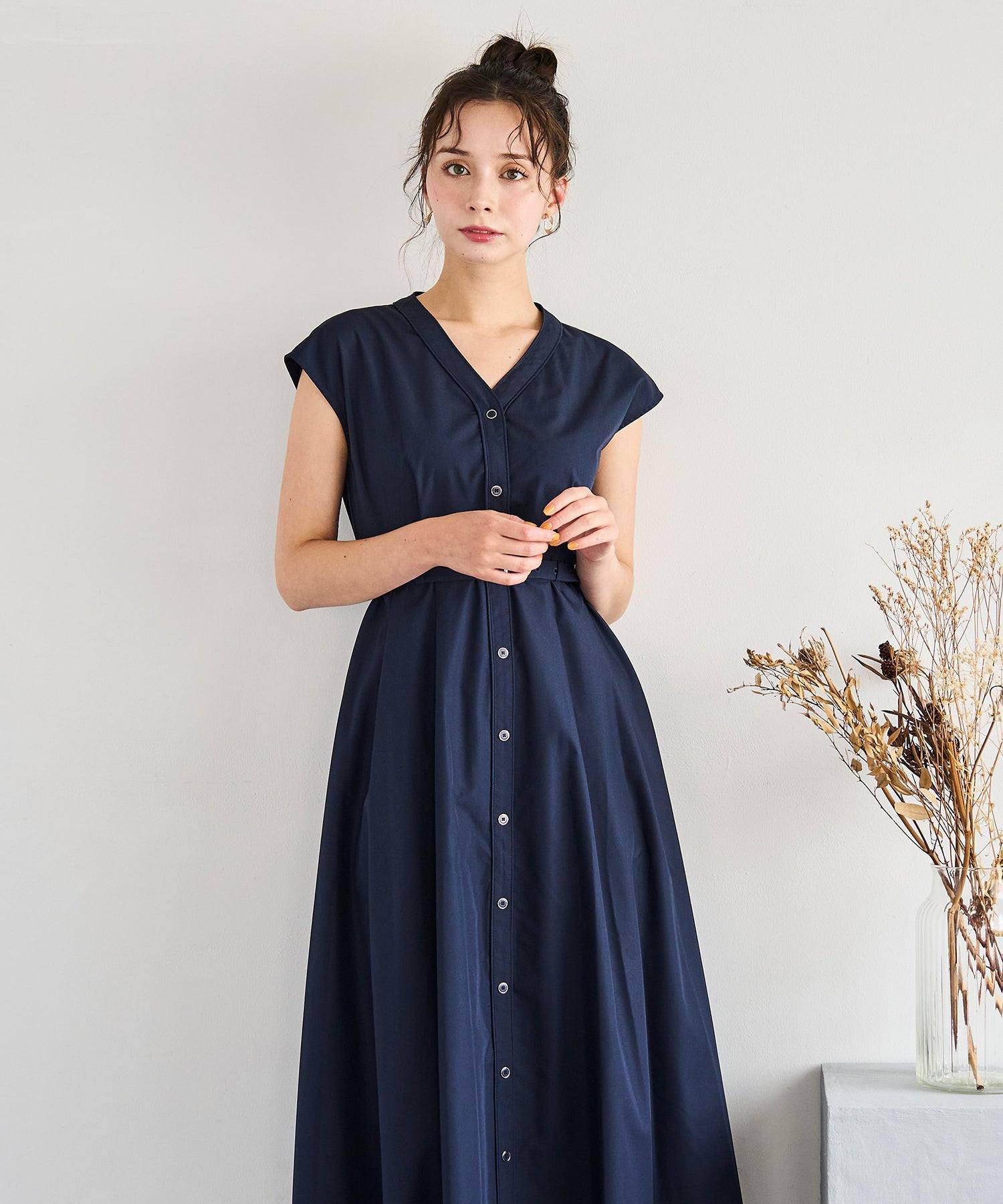 トランテアン ソン ドゥ モード 31 Sons de mode 2025春夏新作 パイピングワンピース （NAVY） NAVY